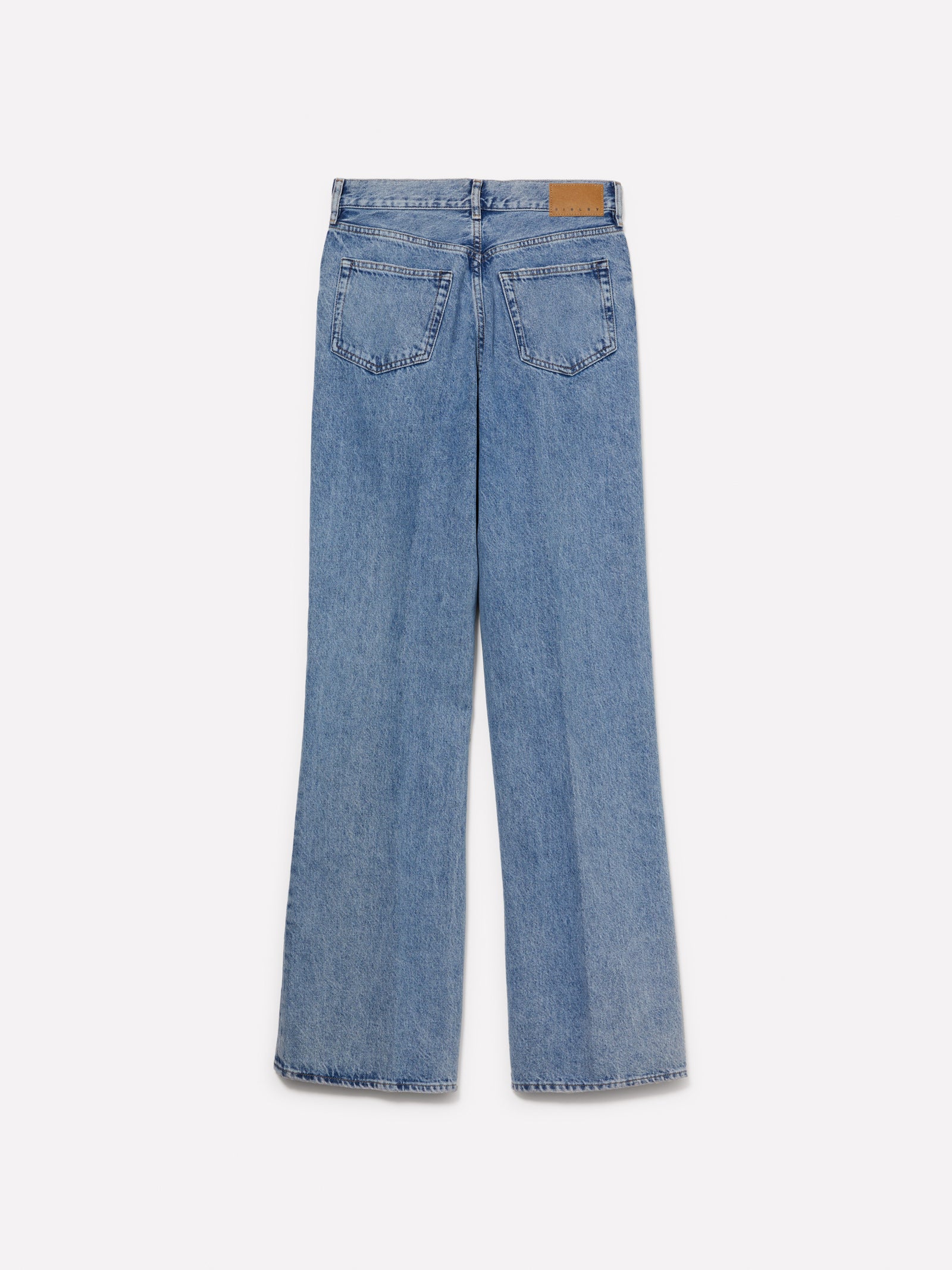 Jeans wide leg a vita alta da donna blu 2 | Sisley Outlet