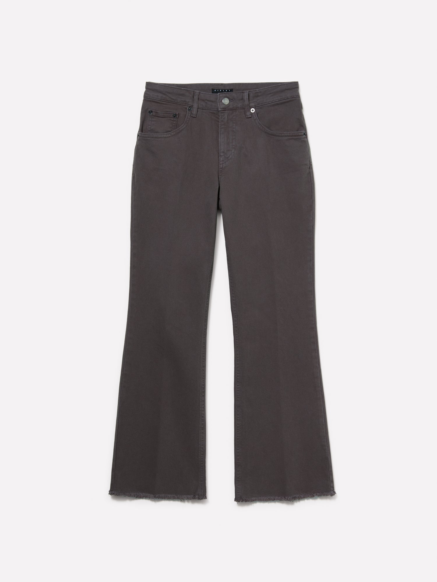 Jeans color flare fit da donna grigio scuro | Sisley Outlet