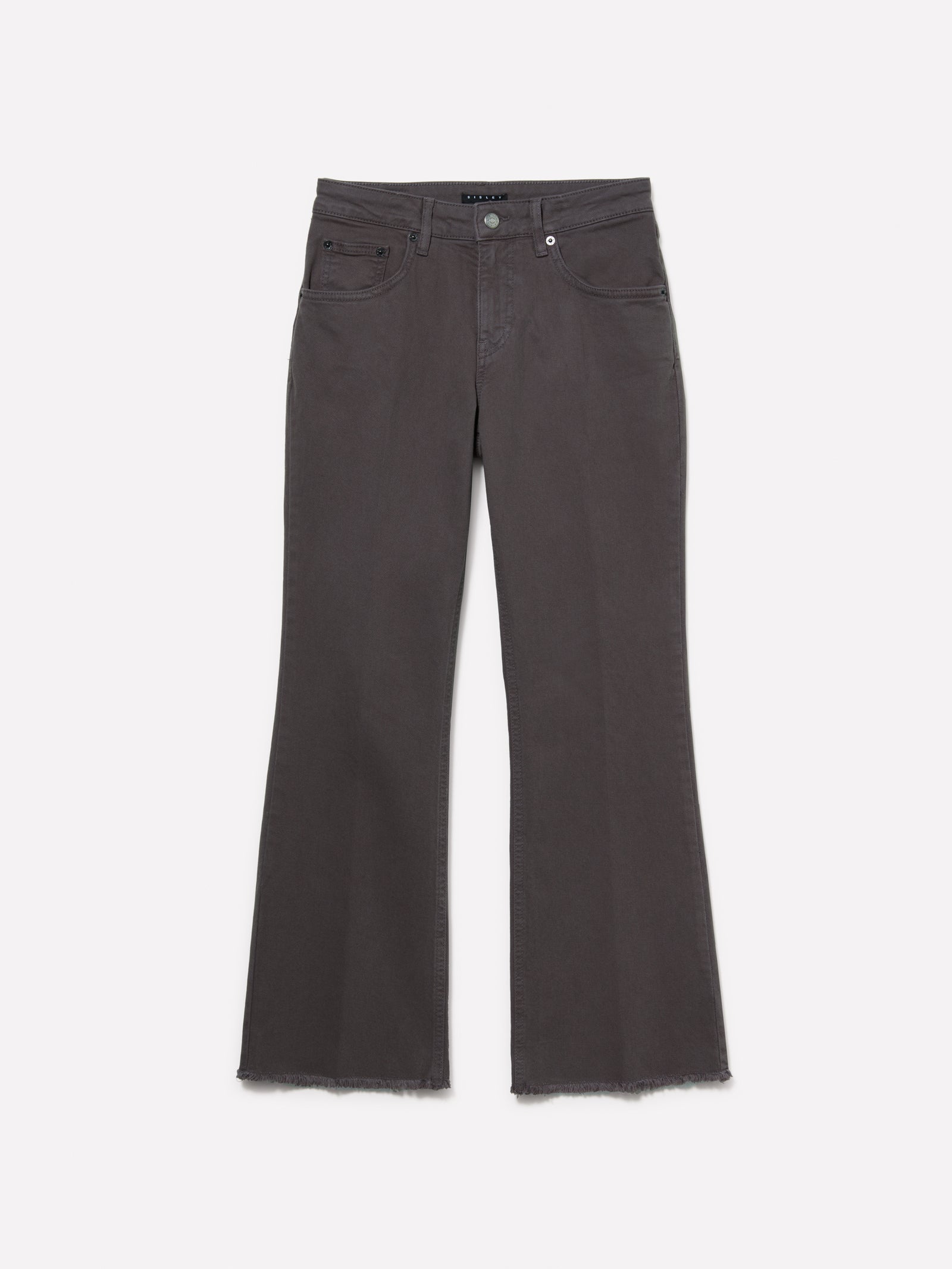 Vaqueros acampanados da donna grigio scuro | Sisley Outlet