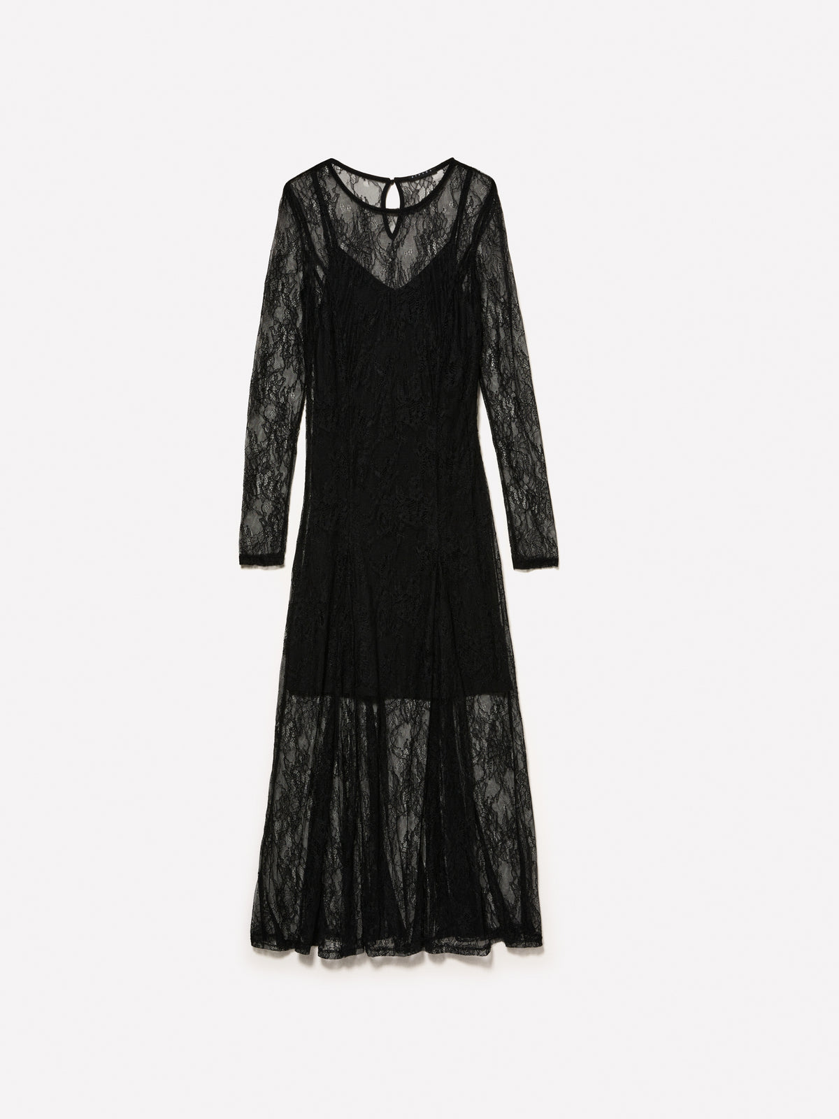 Vestito midi in pizzo