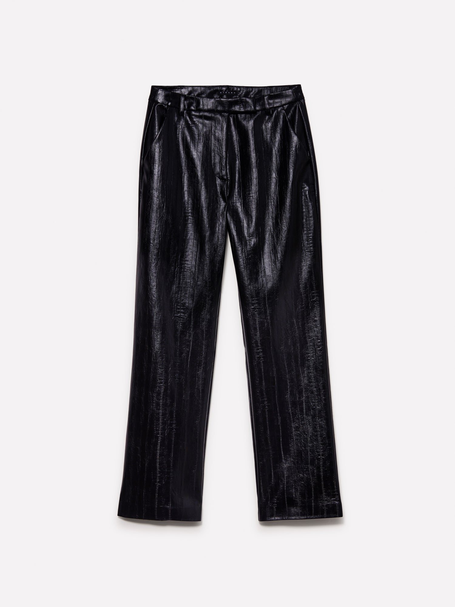Pantaloni straight fit da donna nero | Sisley Outlet
