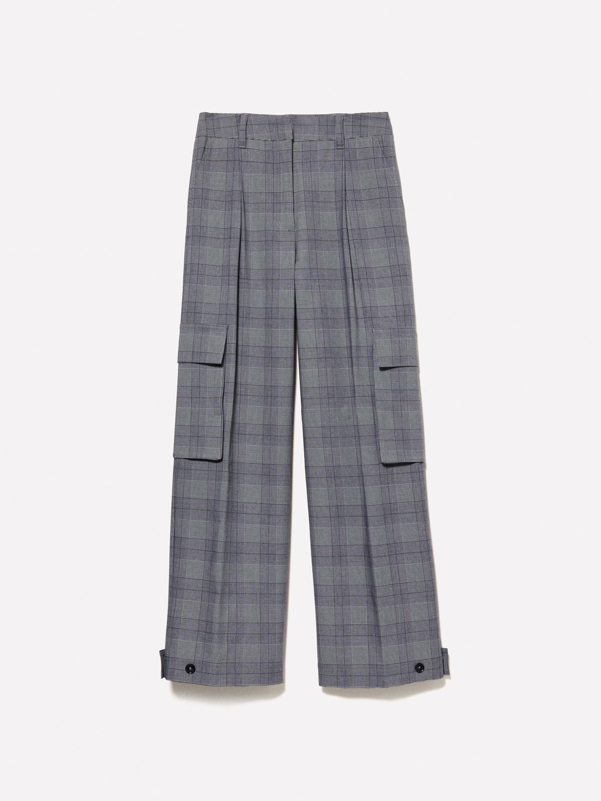 Pantaloni cargo tinto filo