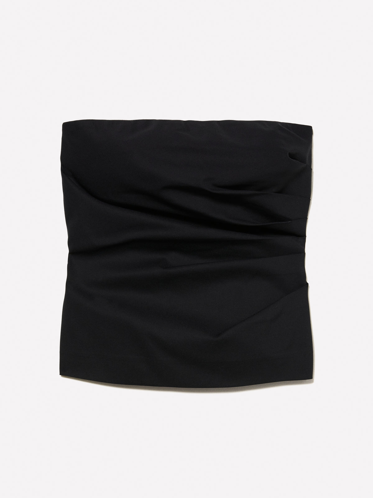 Top bustier con arriccio