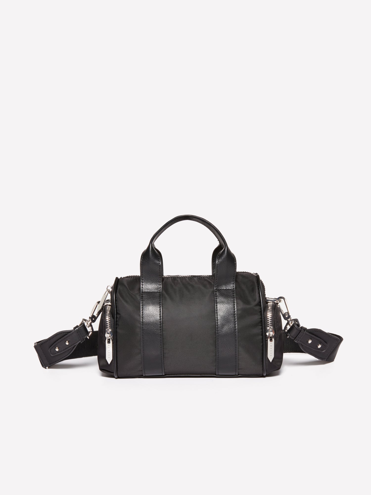 Bolso de baúl con bolsillos da donna nero | Sisley Outlet