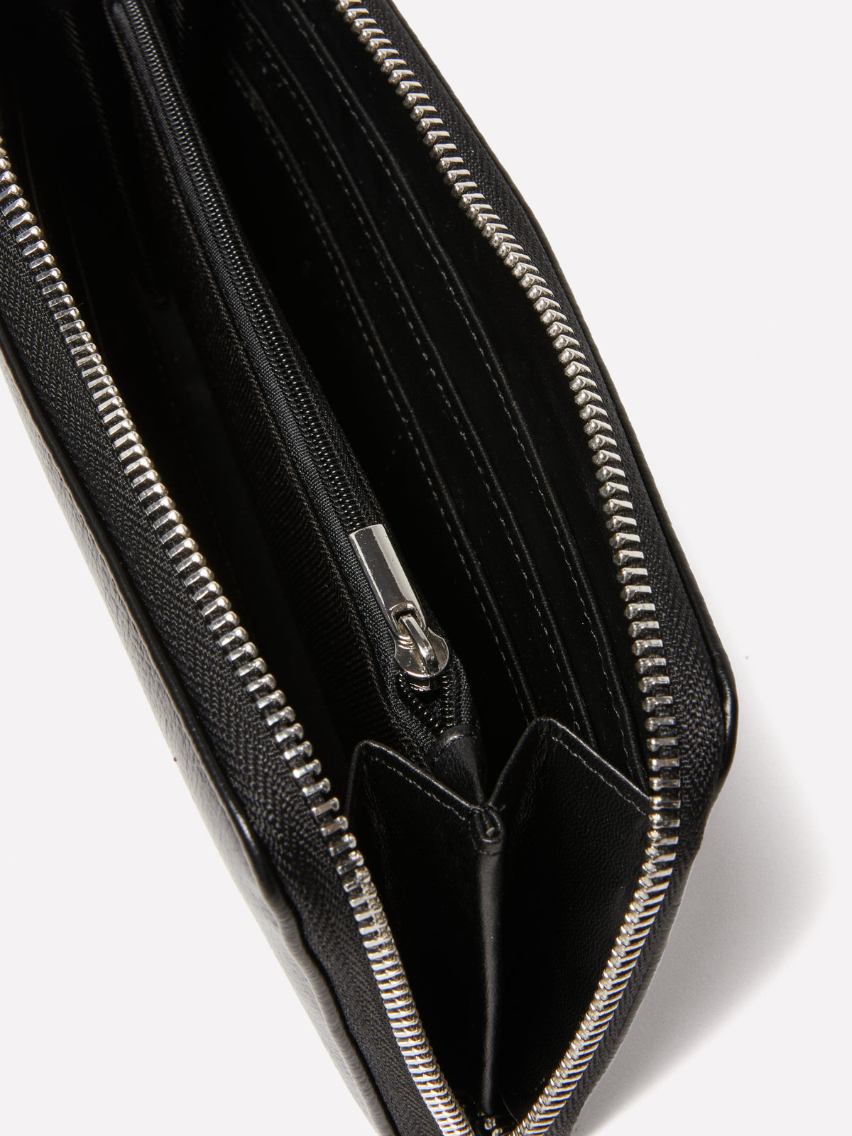Portafoglio grande con zip