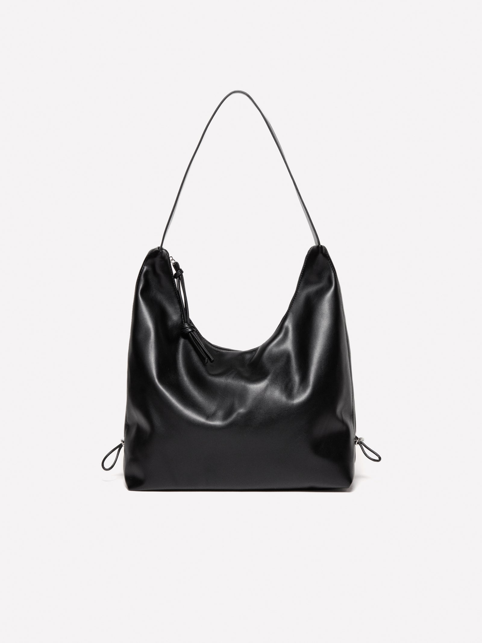 Borsa con coulisse da donna nero | Sisley Outlet