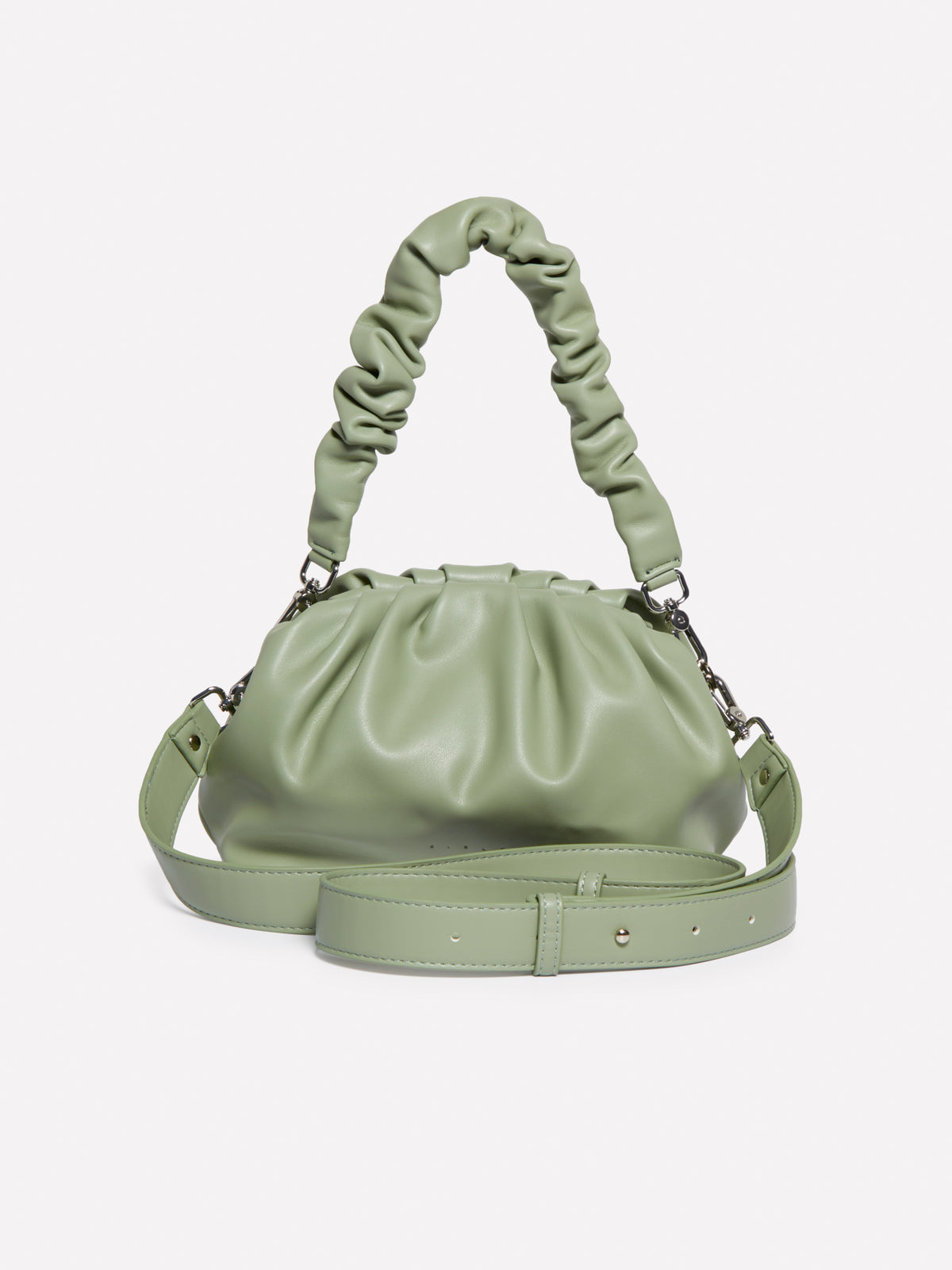 Pochette con manico arricciato