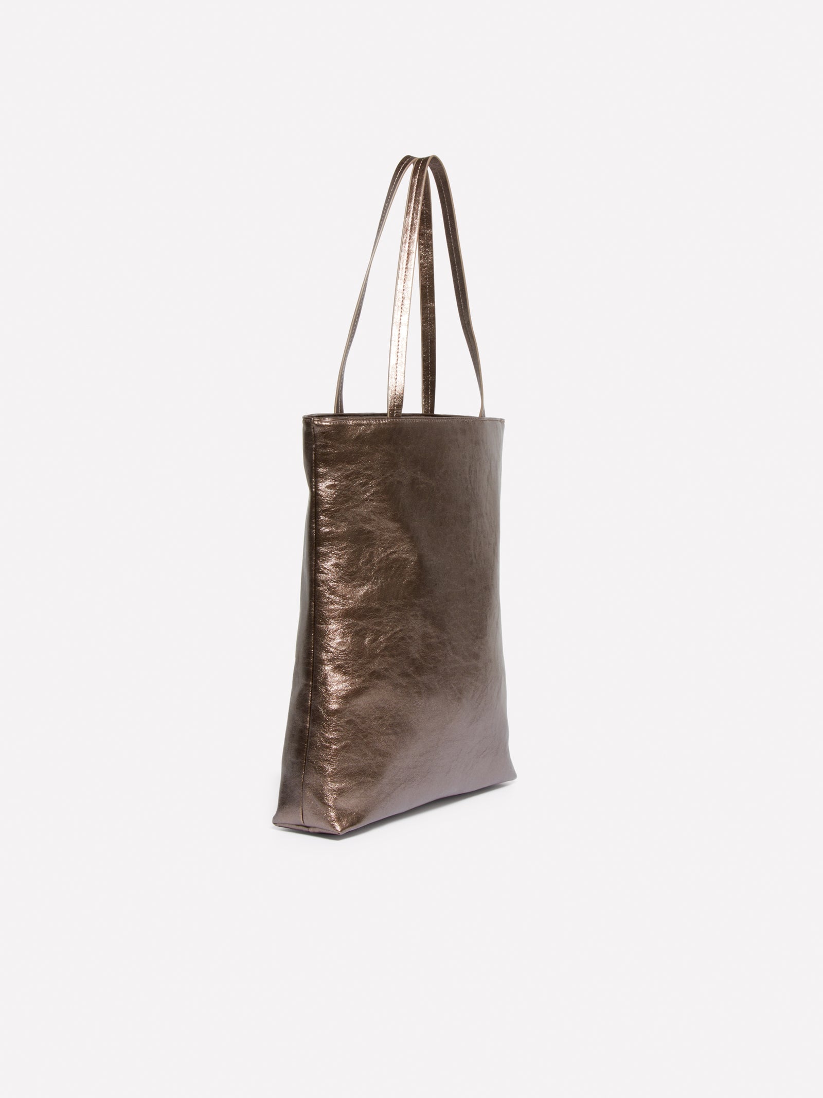 Bolsa de compras laminada da donna rosa 4 | Sisley Outlet