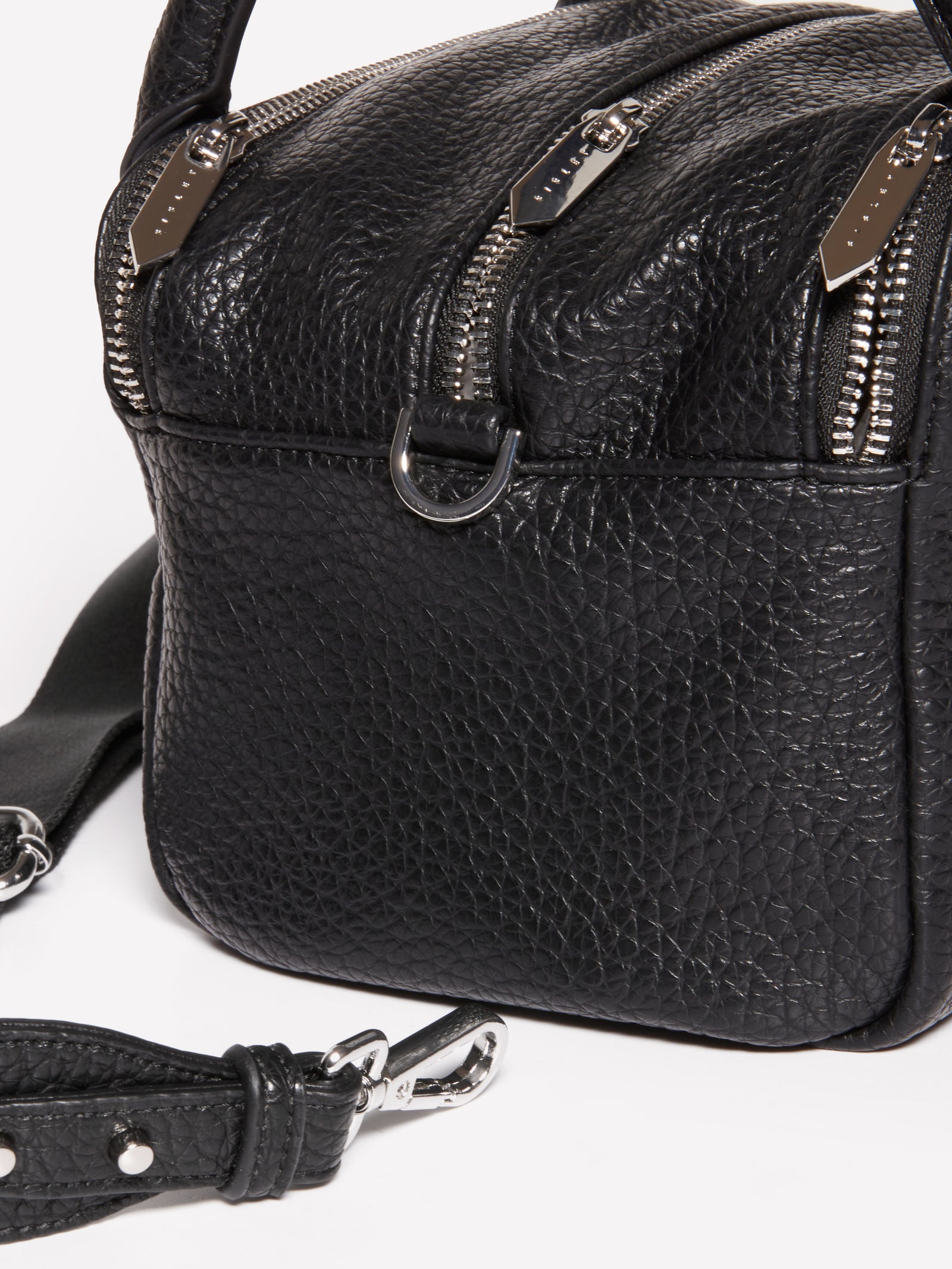 Borsa bauletto texturizzata da donna nero 3 | Sisley Outlet
