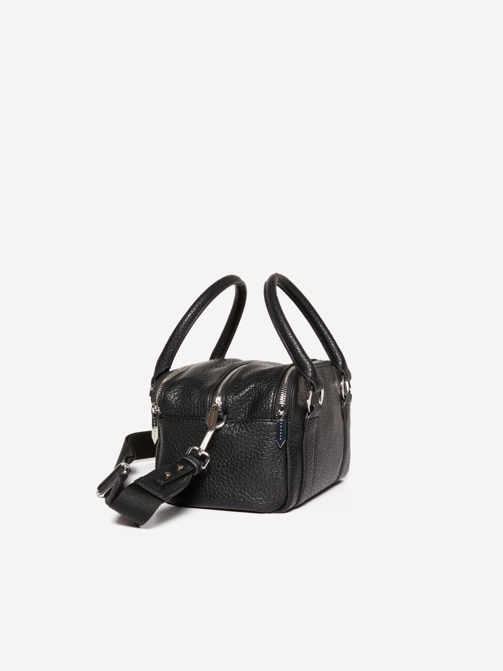 Borsa bauletto texturizzata da donna nero 4 | Sisley Outlet