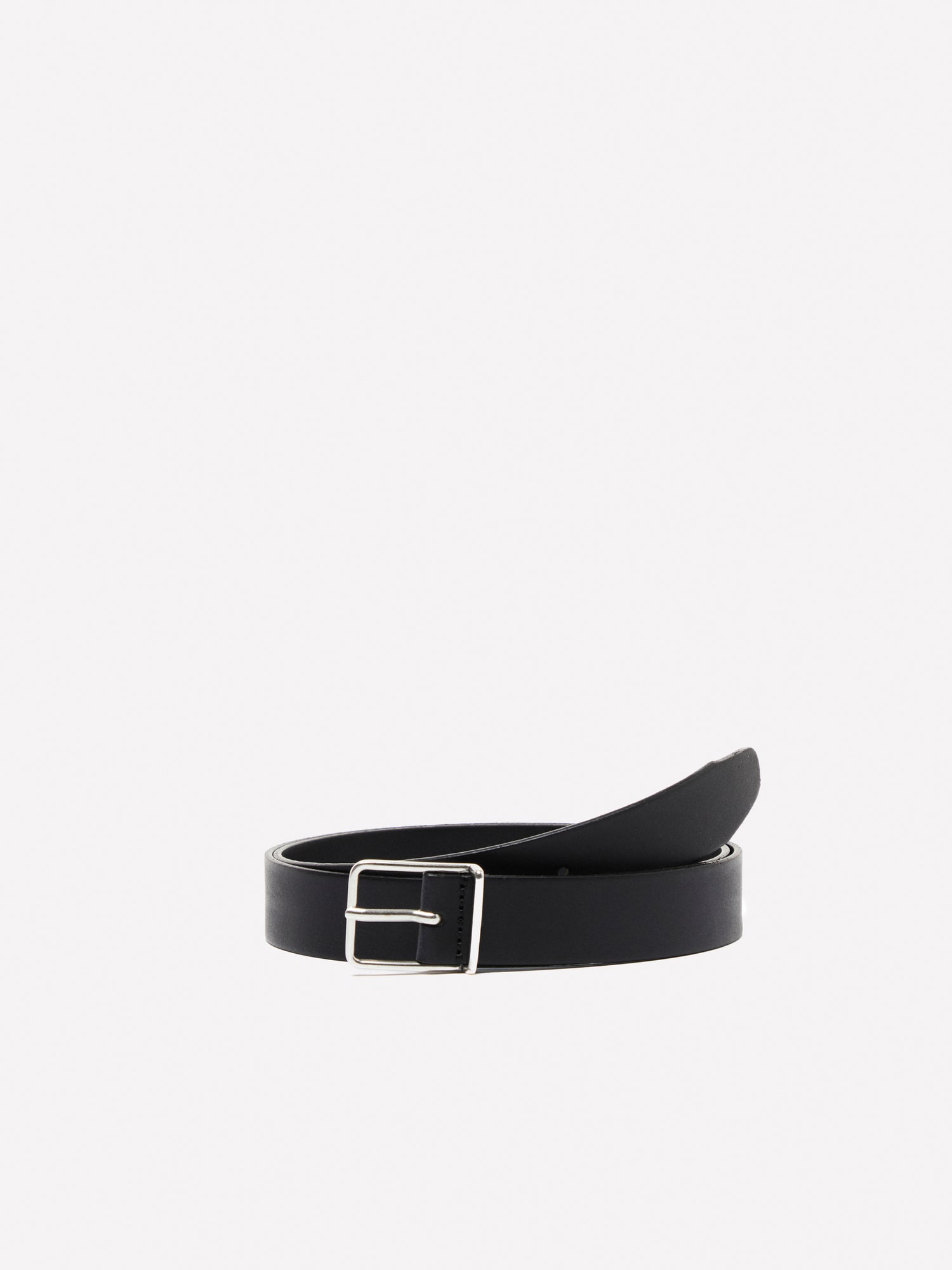 Cintura formale in pelle da uomo nero | Sisley Outlet