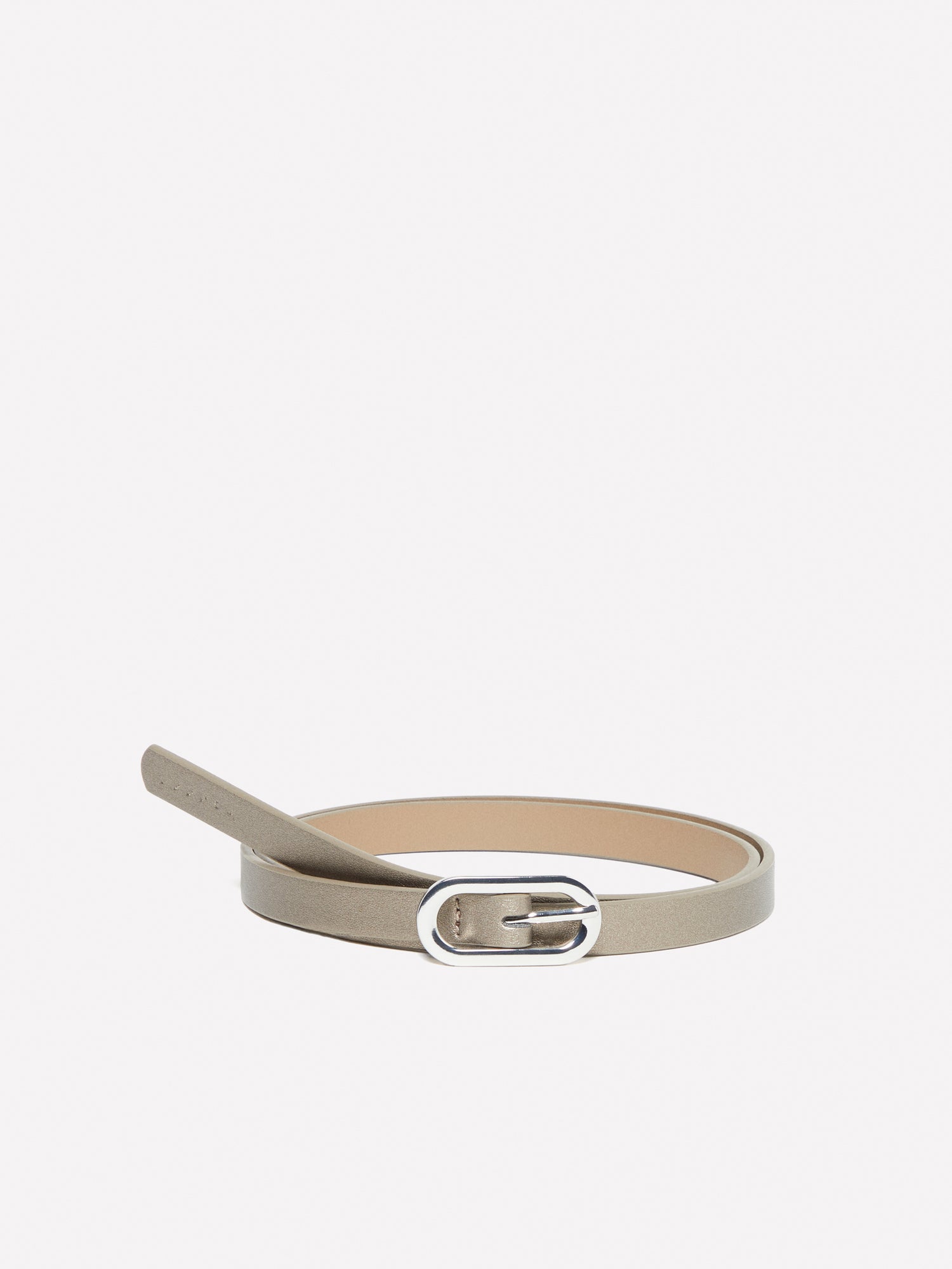 Cinturón fino dorado da donna oro | Sisley Outlet