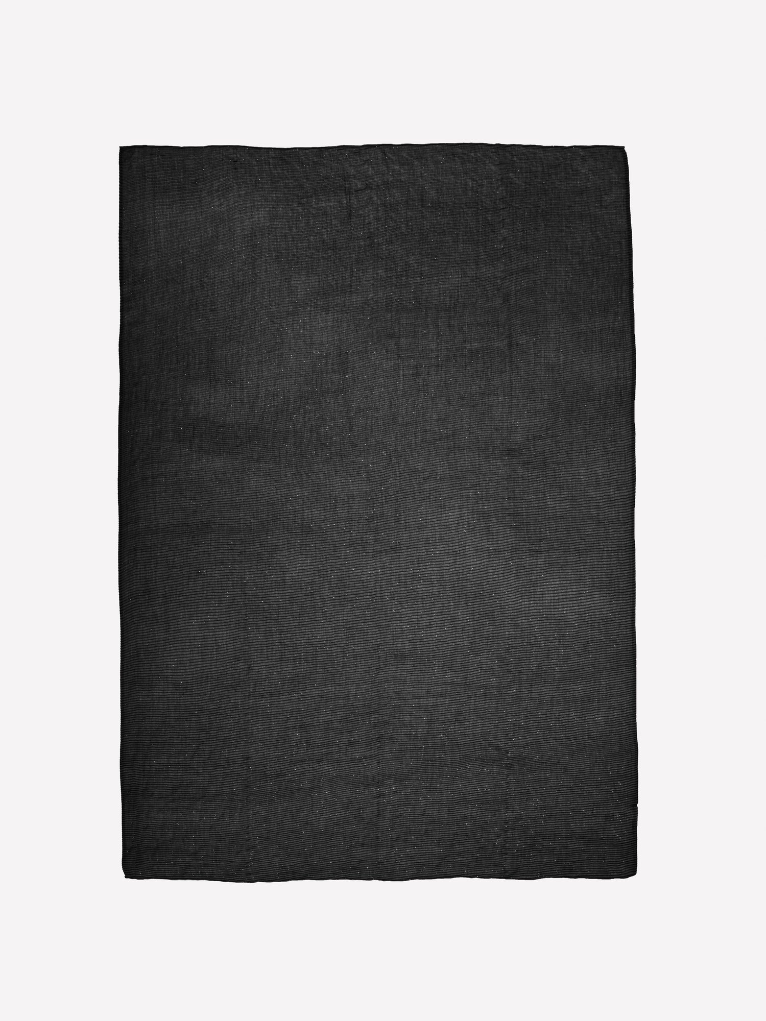 Sciarpa con plissé brillantinato da donna nero | Sisley Outlet