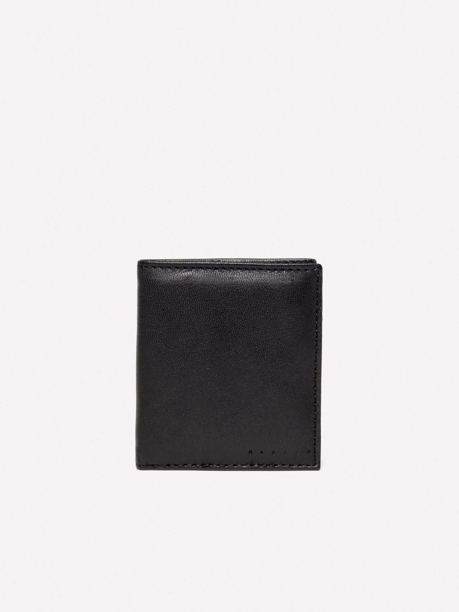 Portafoglio in pelle da uomo nero 2 | Sisley Outlet