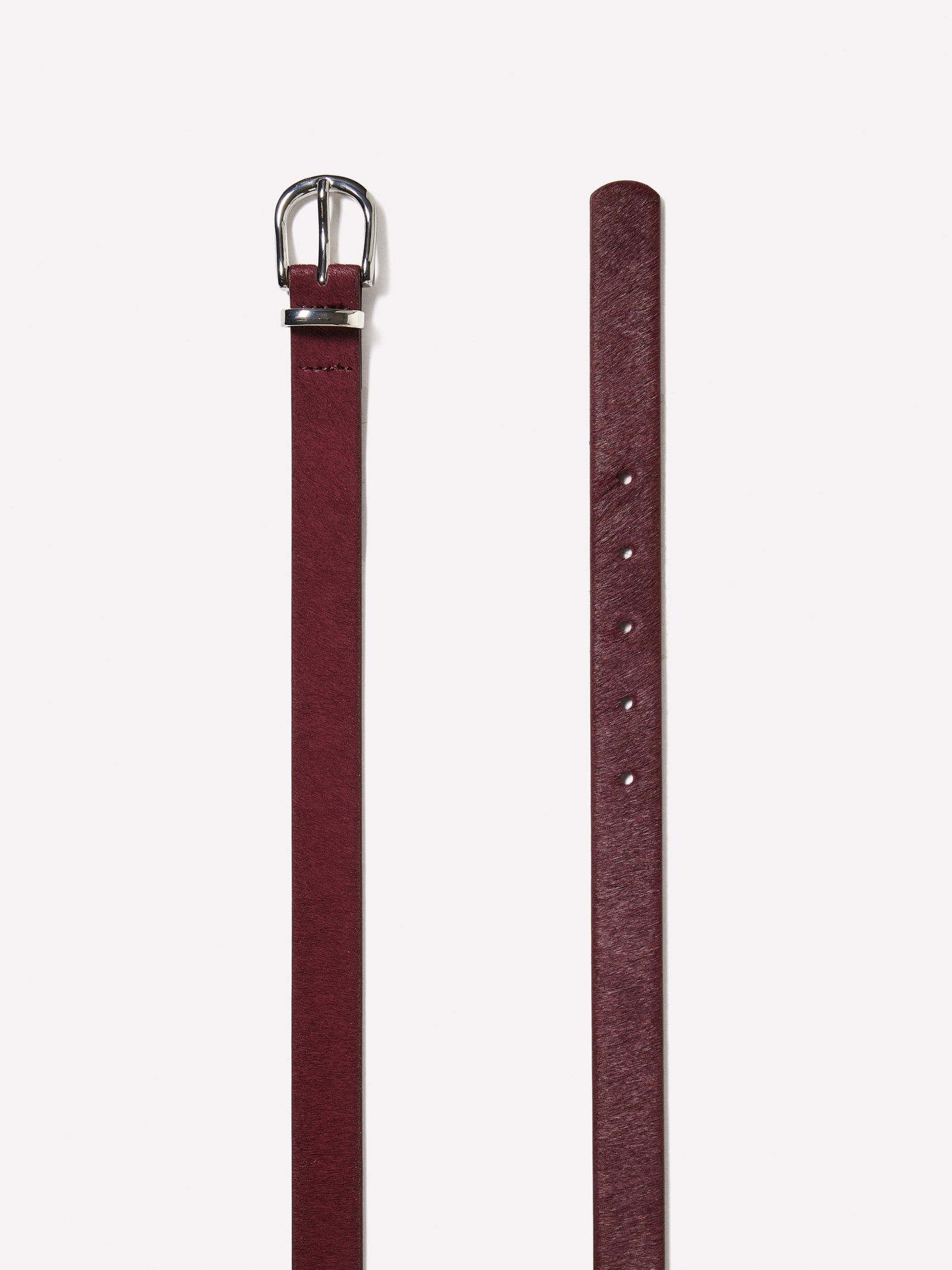 Cintura in cavallino da donna bordeaux 2 | Sisley Outlet