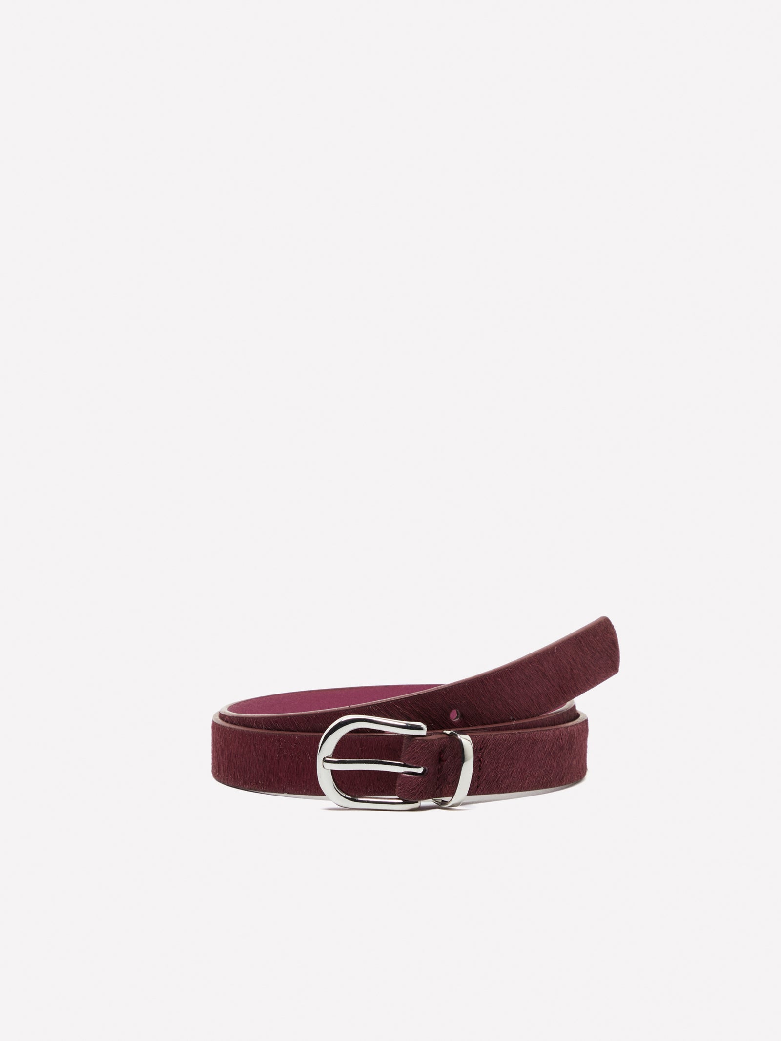 Cintura in cavallino da donna bordeaux | Sisley Outlet