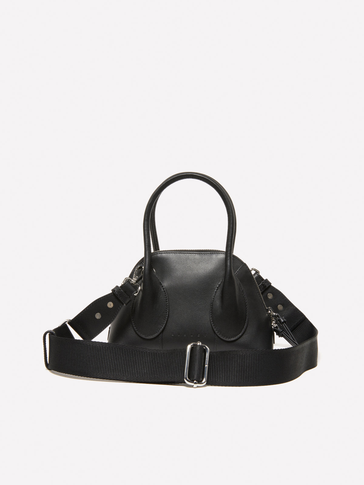 Bolso de piel con bandolera