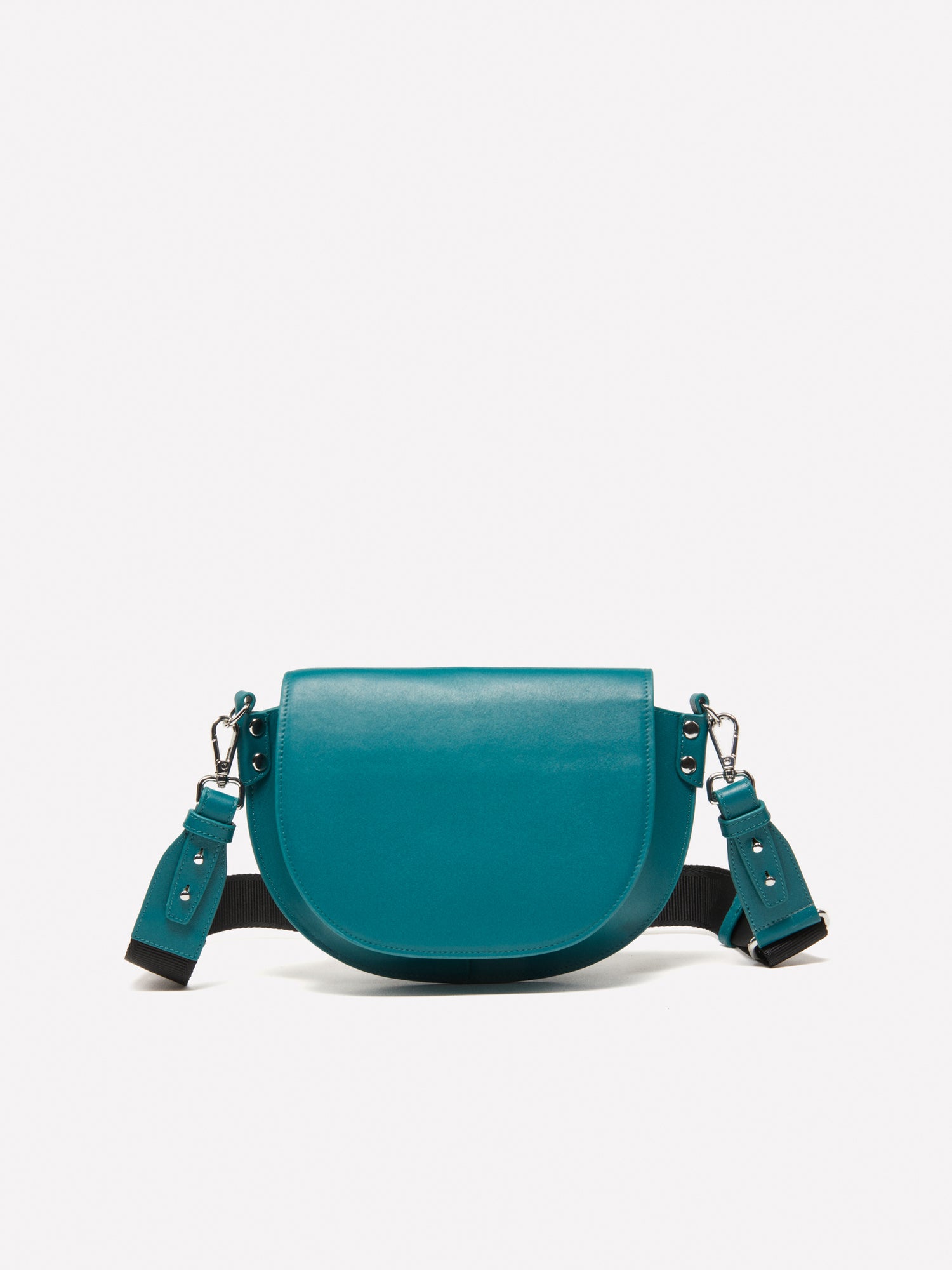 Tracolla in 100% pelle da donna verde ottanio | Sisley Outlet