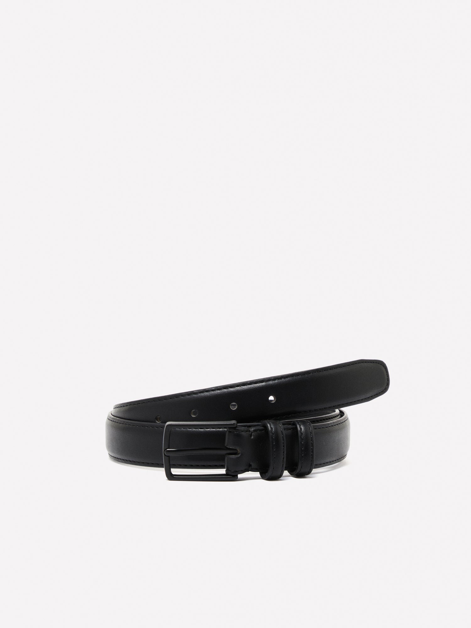 Cintura con fibbia opaca da uomo nero | Sisley Outlet