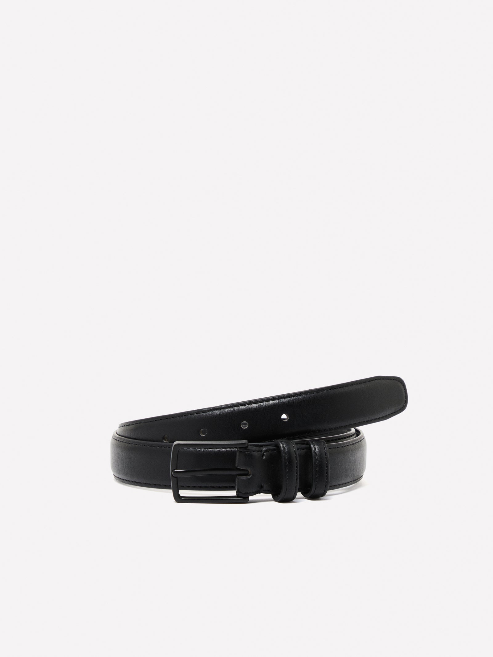 Cintura con fibbia opaca da uomo nero | Sisley Outlet