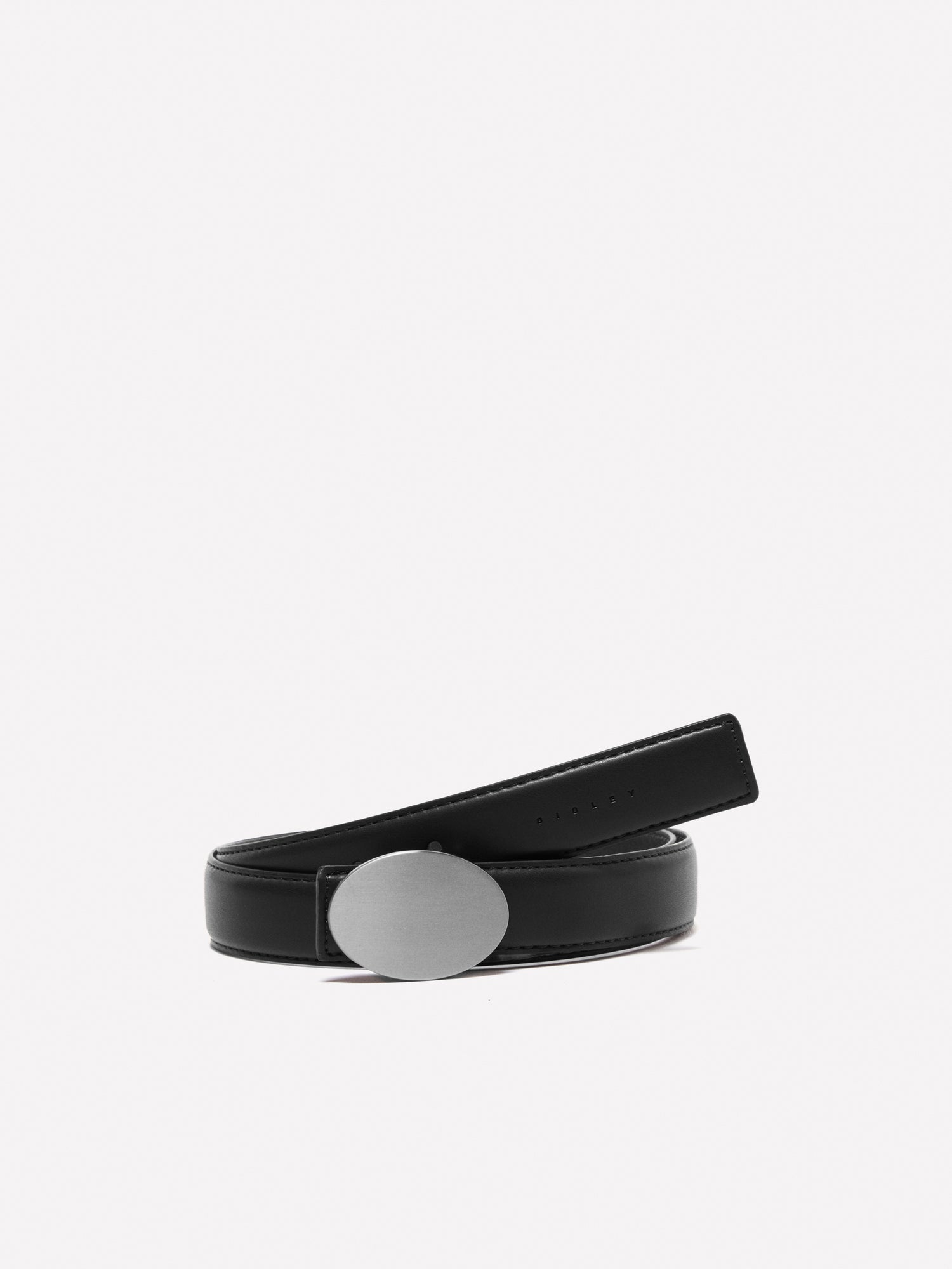 Cinturón con hebilla ovalada da donna nero | Sisley Outlet