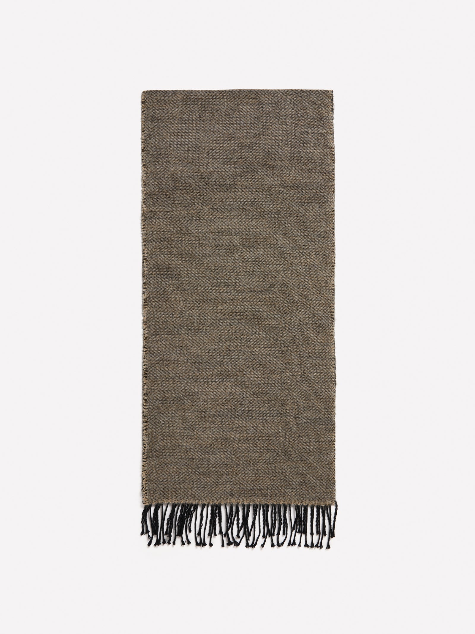 Sciarpa con frange da uomo marrone | Sisley Outlet