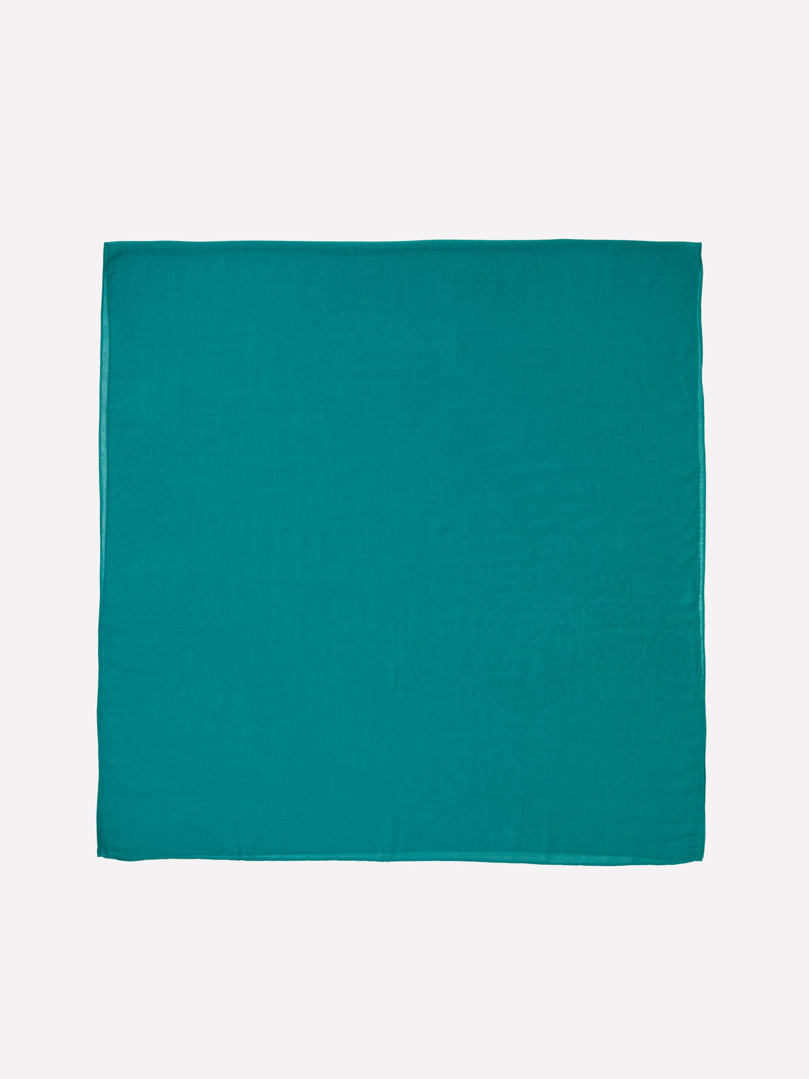 Sciarpa in misto seta da donna verde ottanio | Sisley Outlet