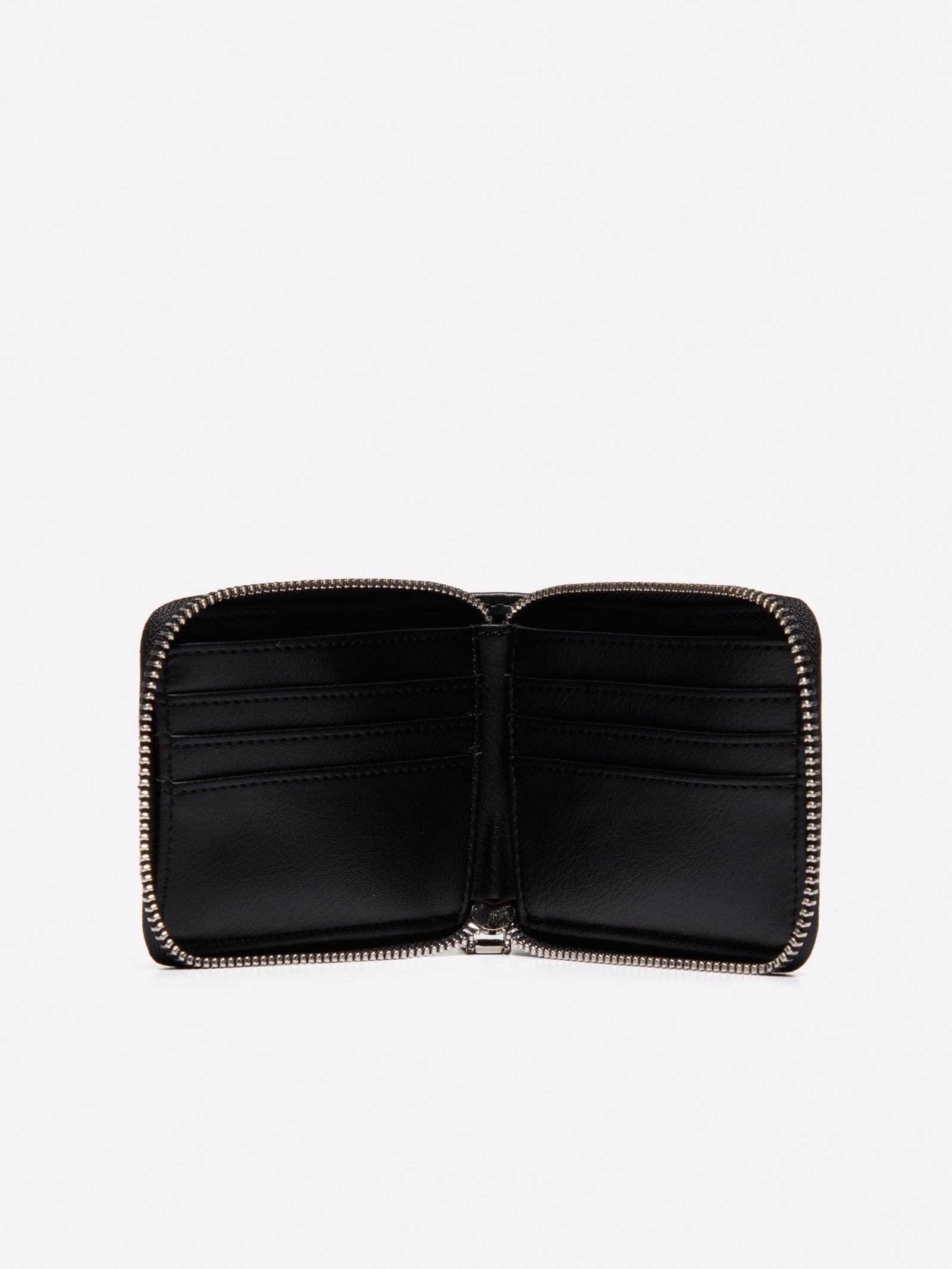 Portafoglio con zip da uomo nero 2 | Sisley Outlet