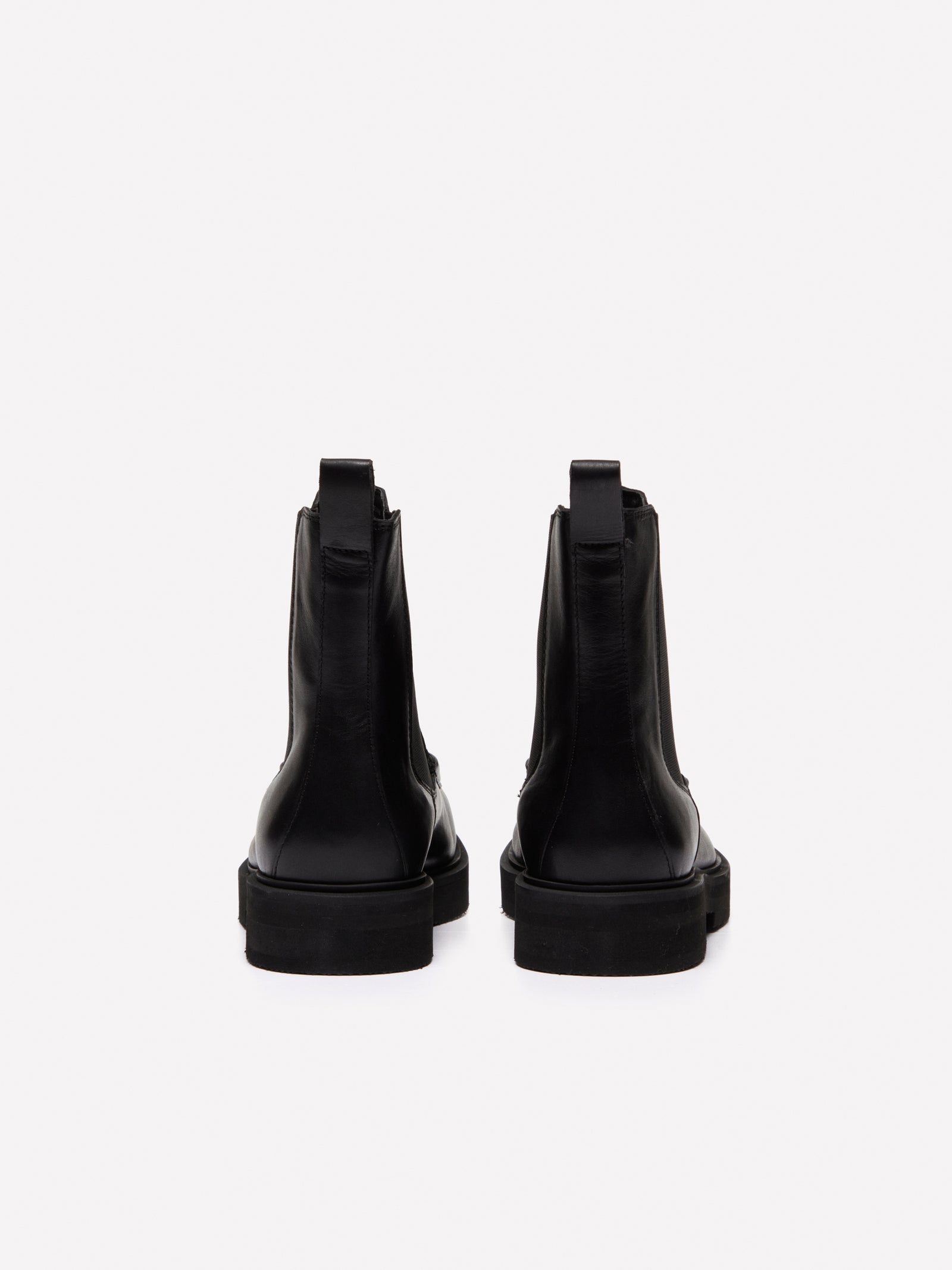 Stivaletti Chelsea in pelle da uomo nero 2 | Sisley Outlet