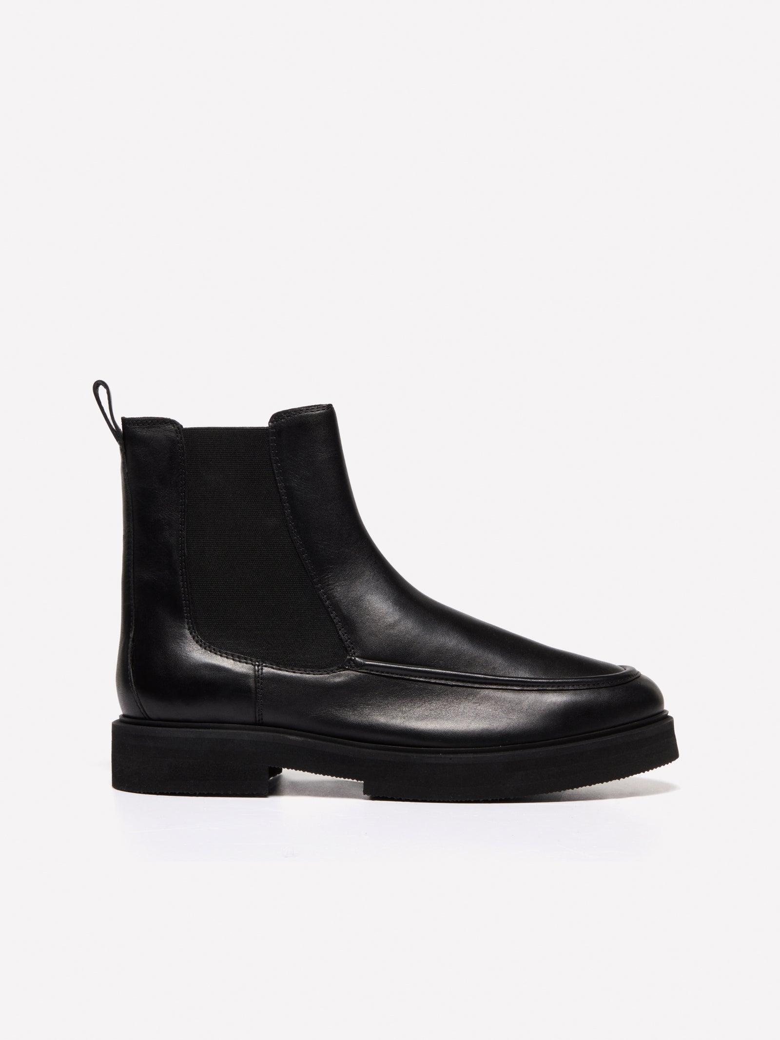 Stivaletti Chelsea in pelle da uomo nero 4 | Sisley Outlet