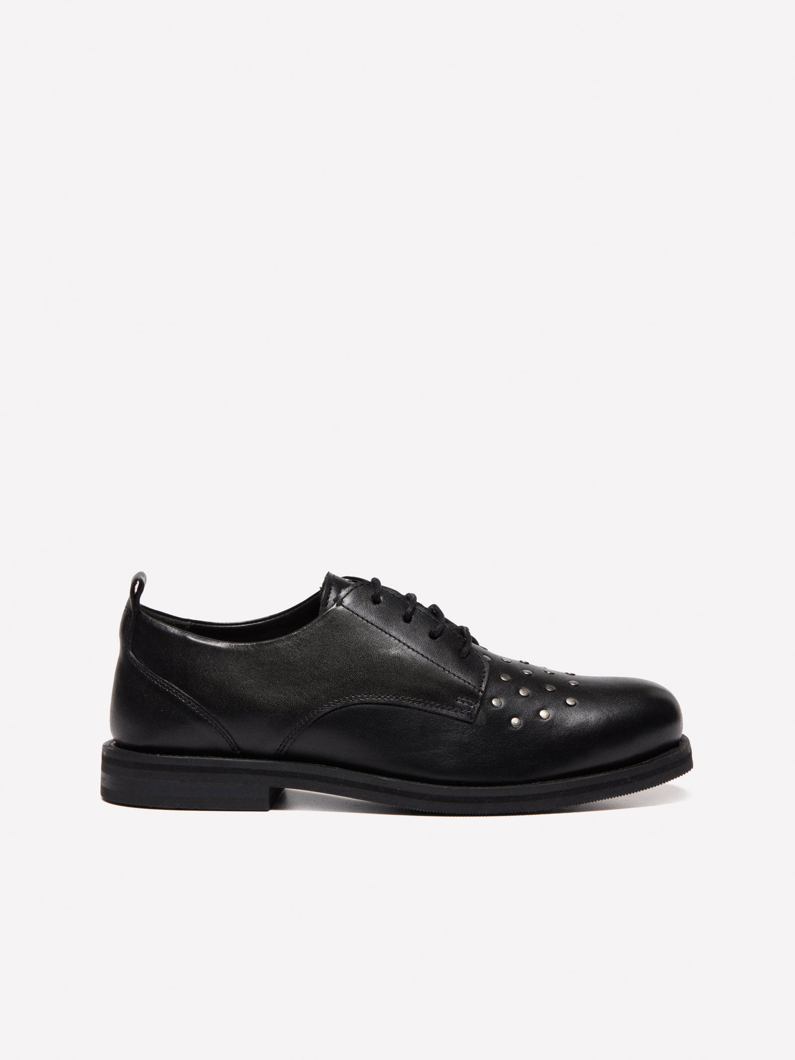 Scarpe in pelle con borchiette da donna nero 4 | Sisley Outlet