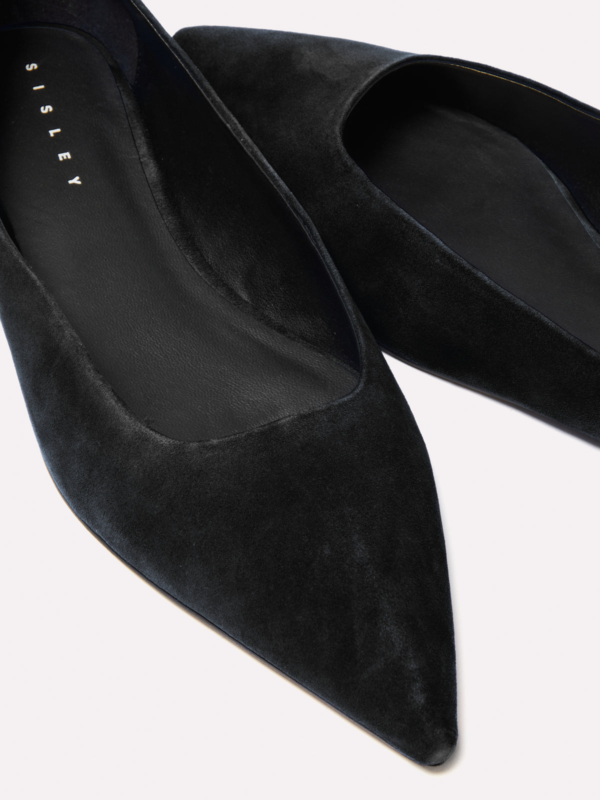 Ballerine in pelle scamosciata