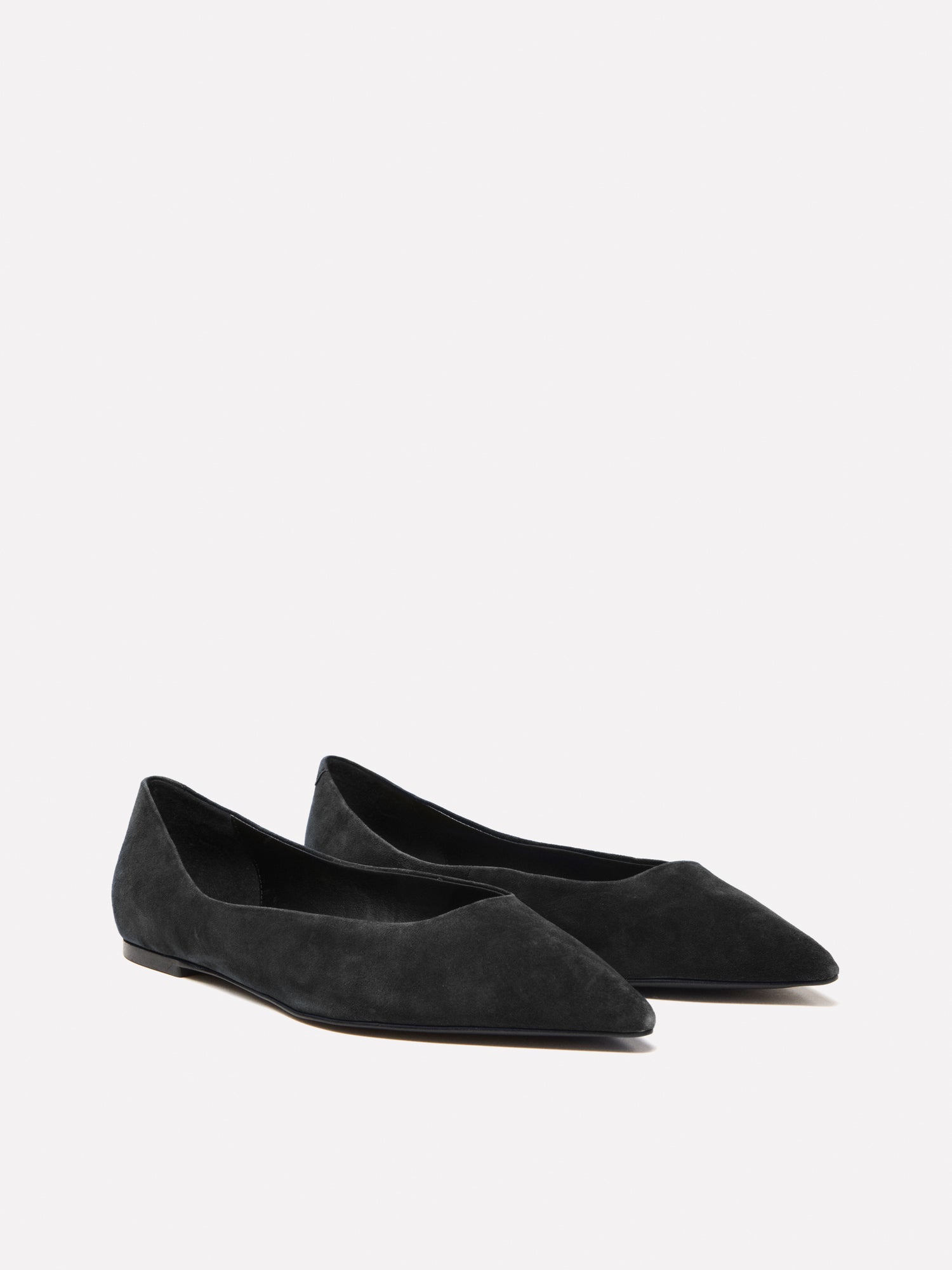 Ballerine in pelle scamosciata da donna nero | Sisley Outlet
