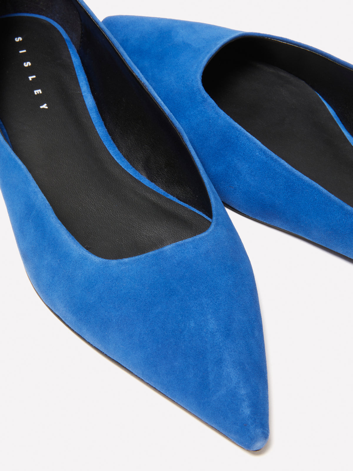 Ballerine in pelle scamosciata