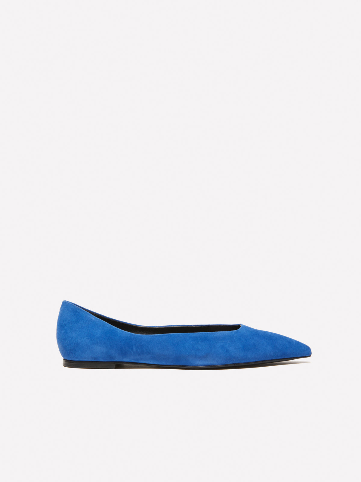 Ballerine in pelle scamosciata