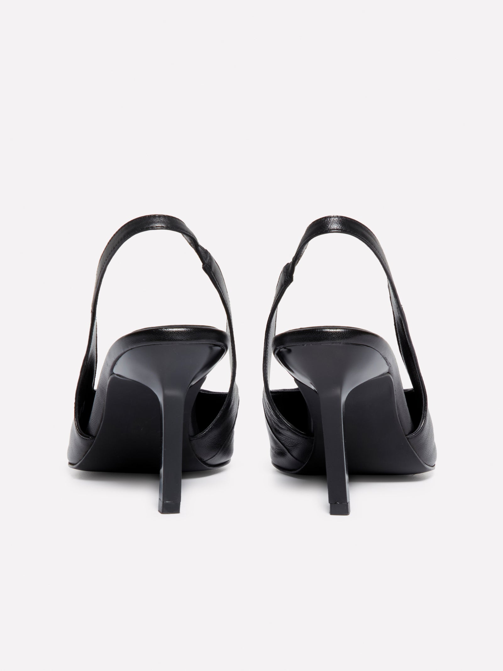 Slingback in pelle da donna nero 2 | Sisley Outlet