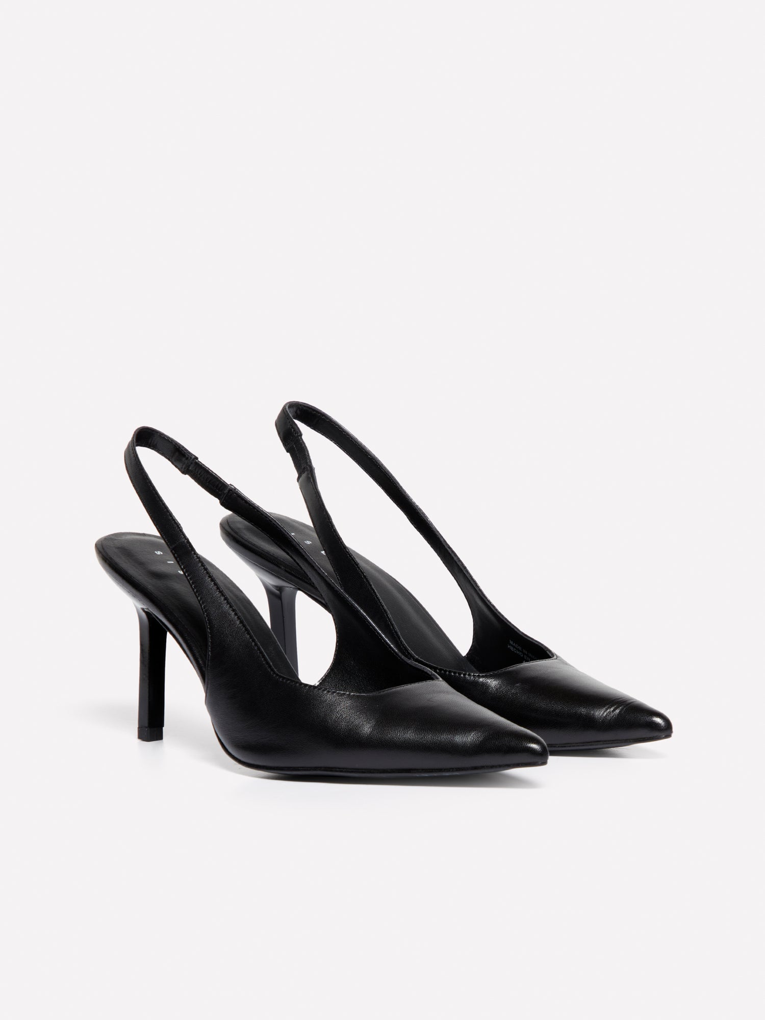Slingback in pelle da donna nero | Sisley Outlet