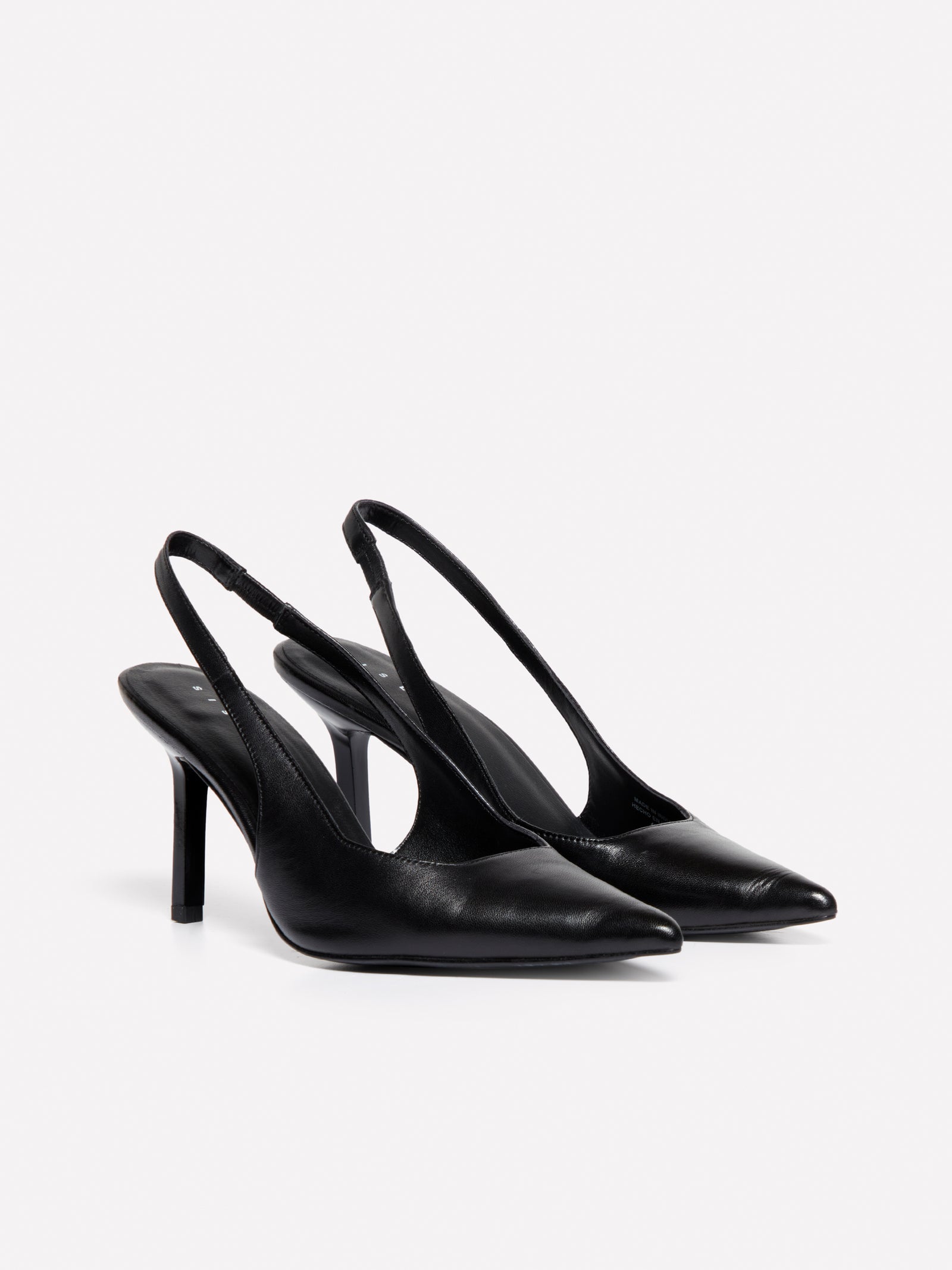 Slingback in pelle da donna nero | Sisley Outlet