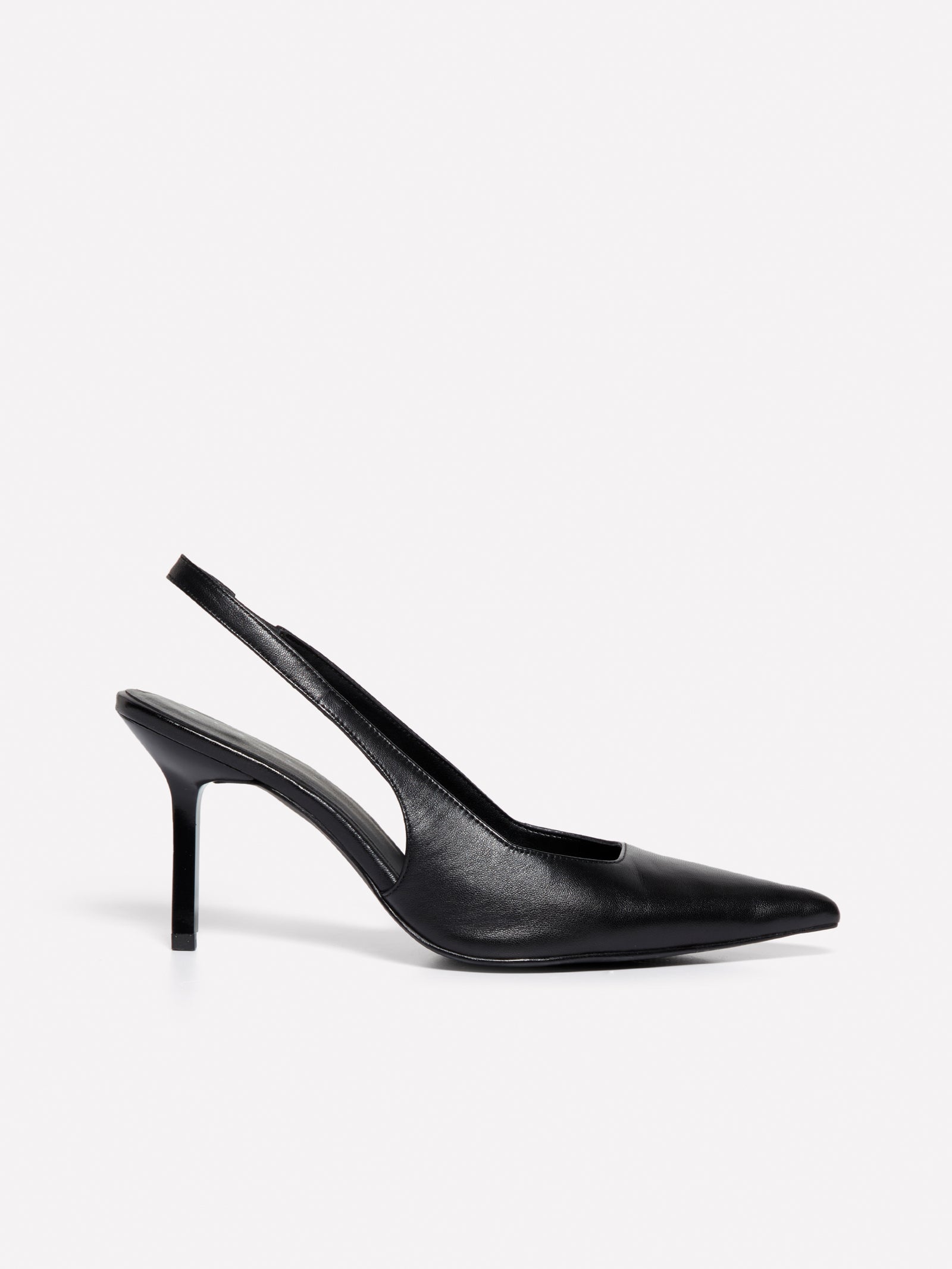 Slingback in pelle da donna nero 5 | Sisley Outlet