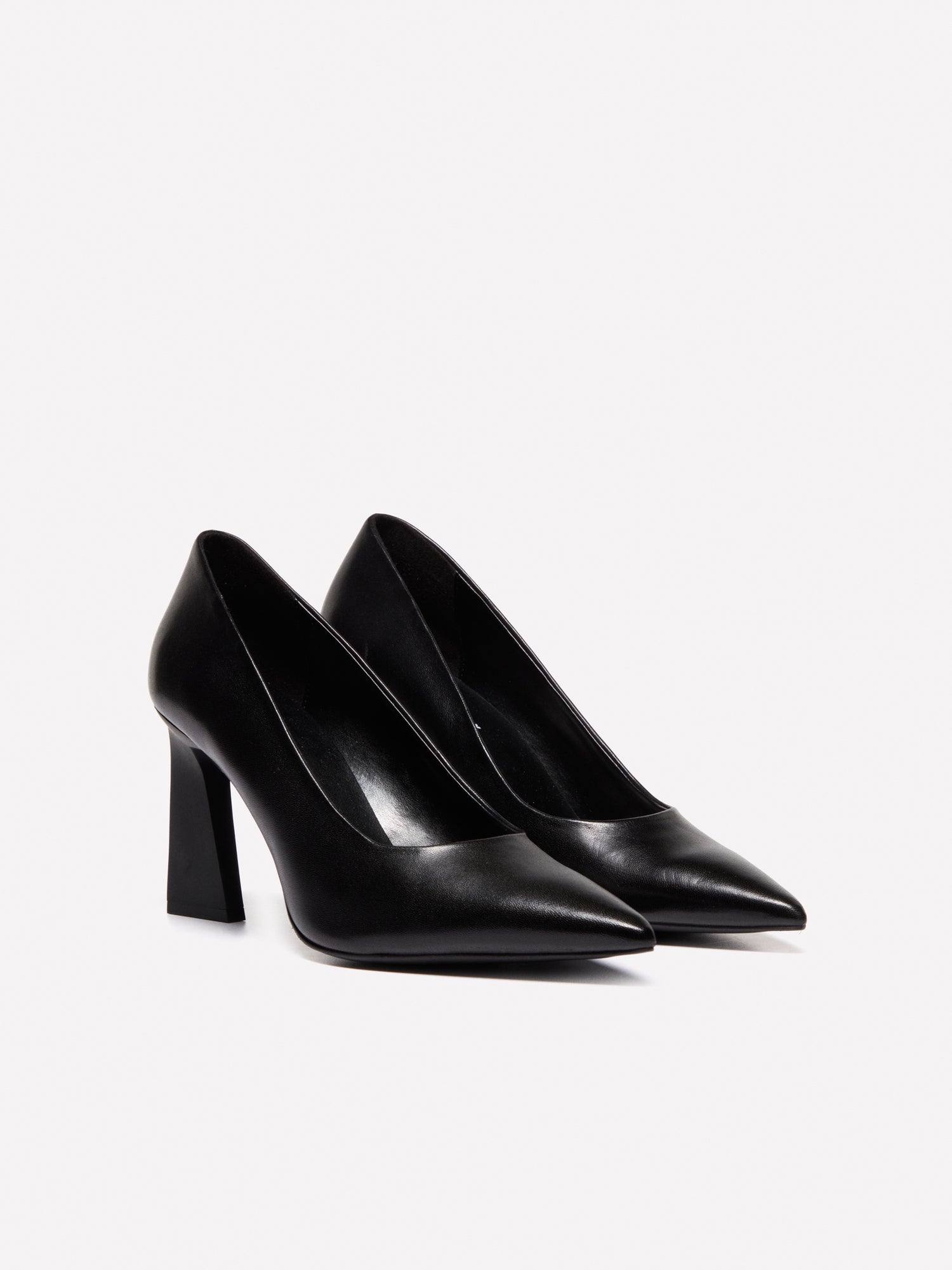 Scarpe con tacco 100% pelle da donna nero | Sisley Outlet