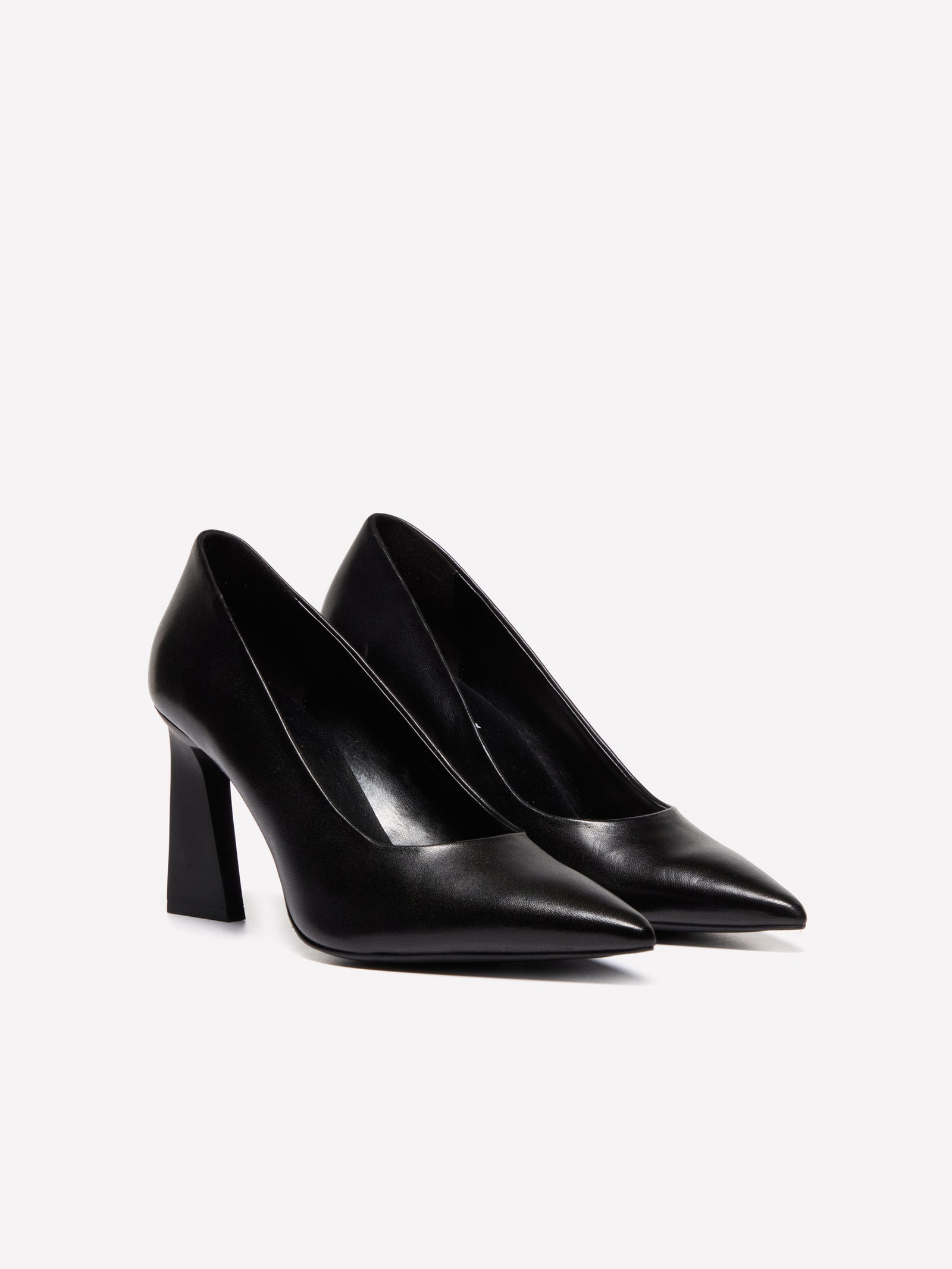 Scarpe con tacco 100% pelle da donna nero | Sisley Outlet