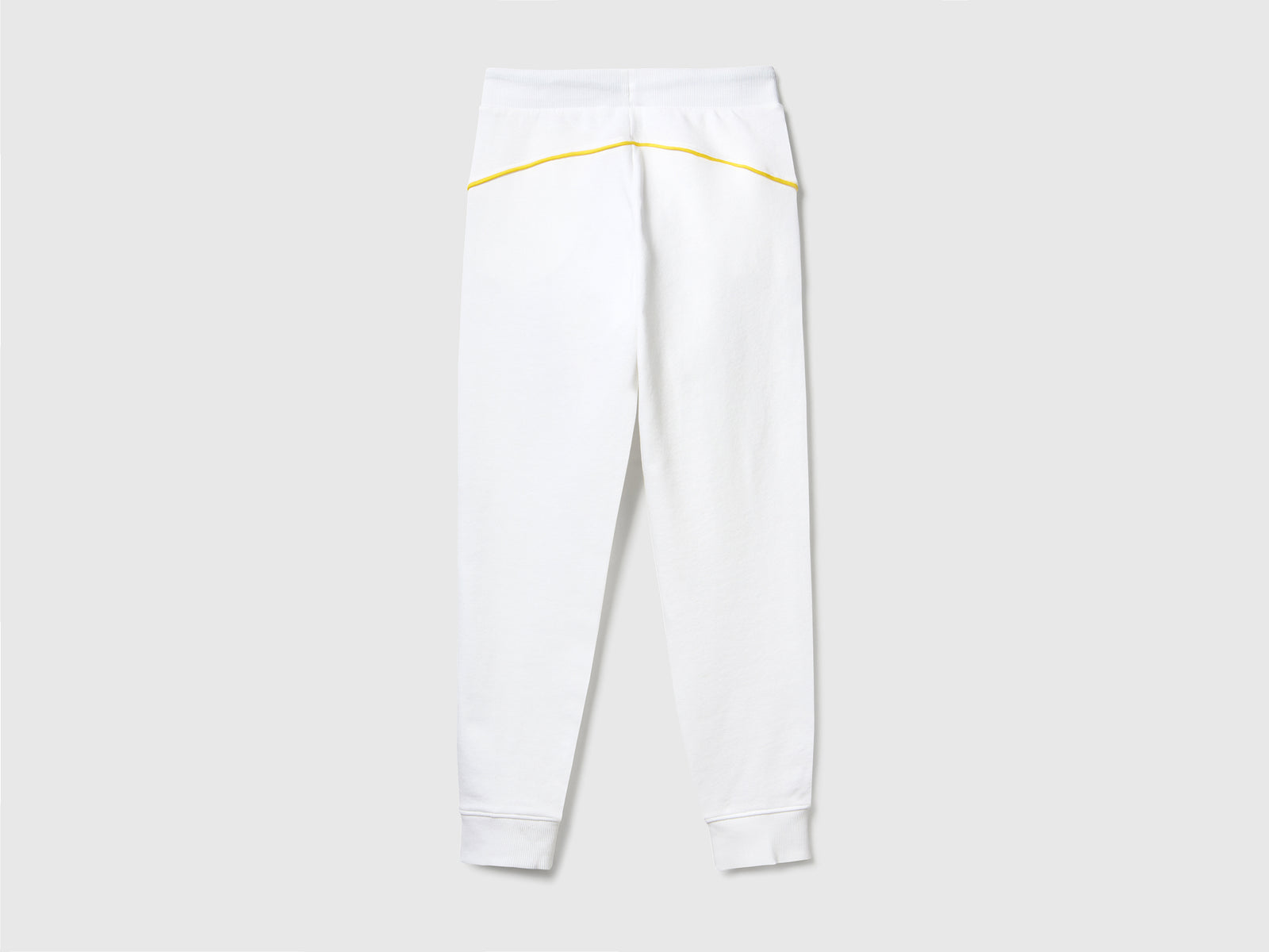 Pantaloni in felpa con coulisse da donna bianco 2 | Benetton Outlet