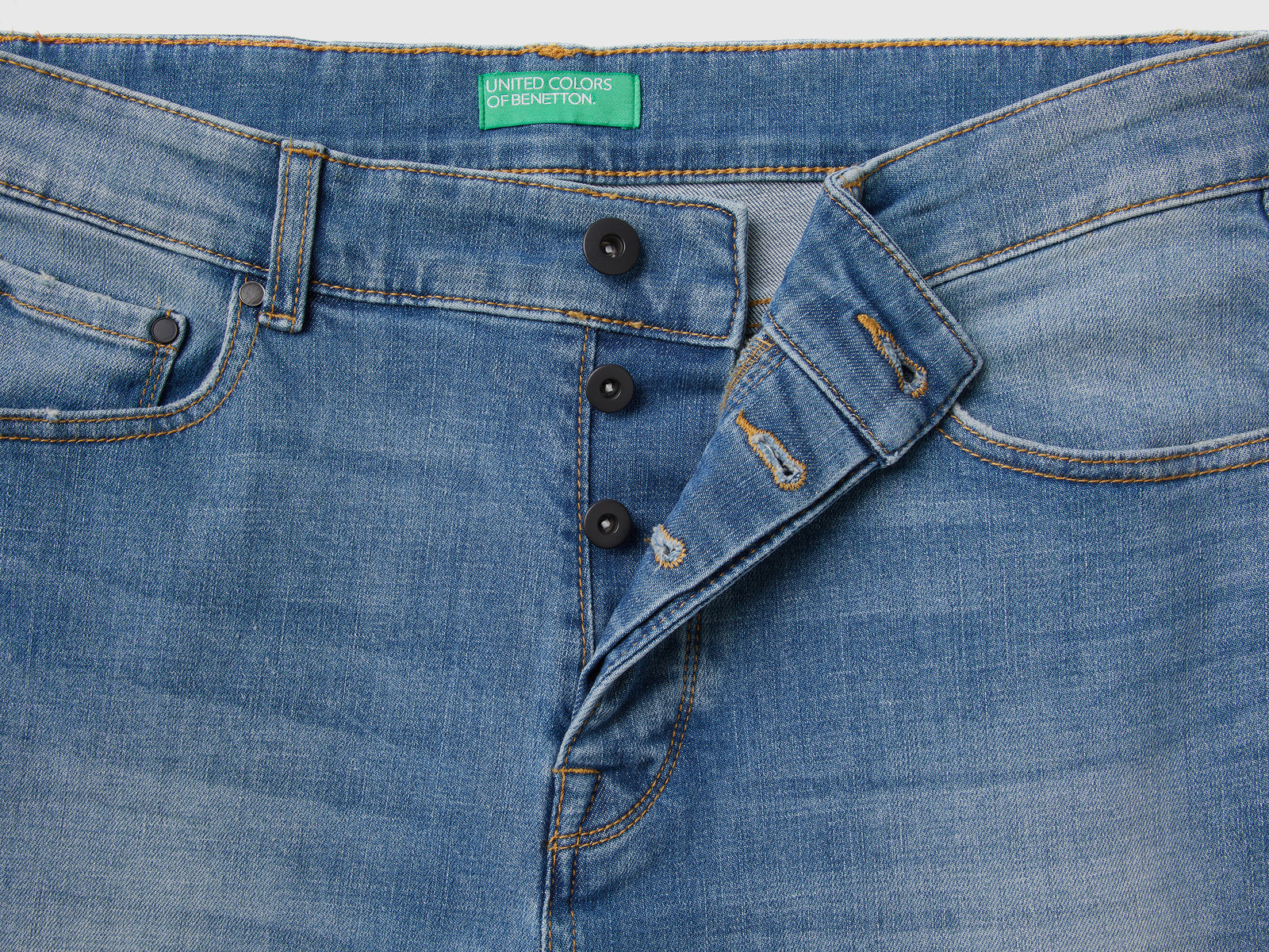 Jeans skinny fit da uomo azzurro 3 | Benetton Outlet