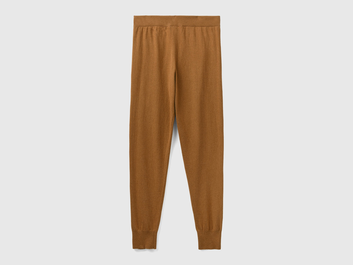 Pantaloni in misto cashmere