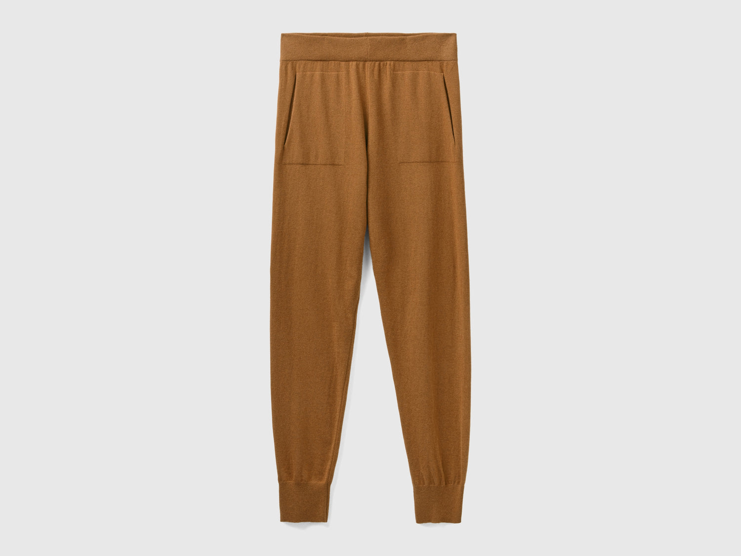 Pantaloni in misto cashmere da donna marrone | Benetton Outlet
