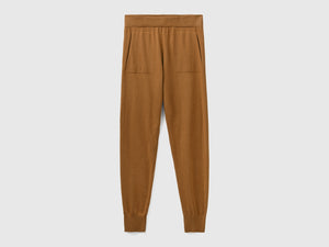 Pantaloni in misto cashmere