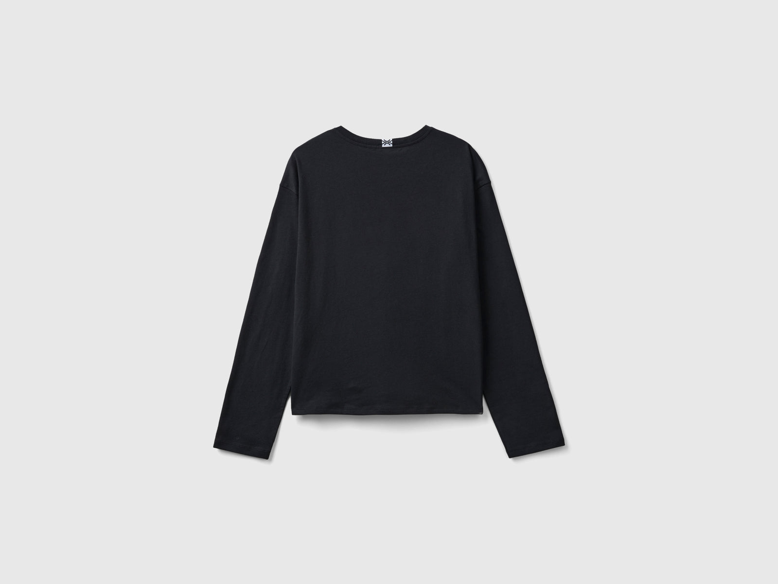 Maglietta con stampa logo da donna nero 2 | Benetton Outlet