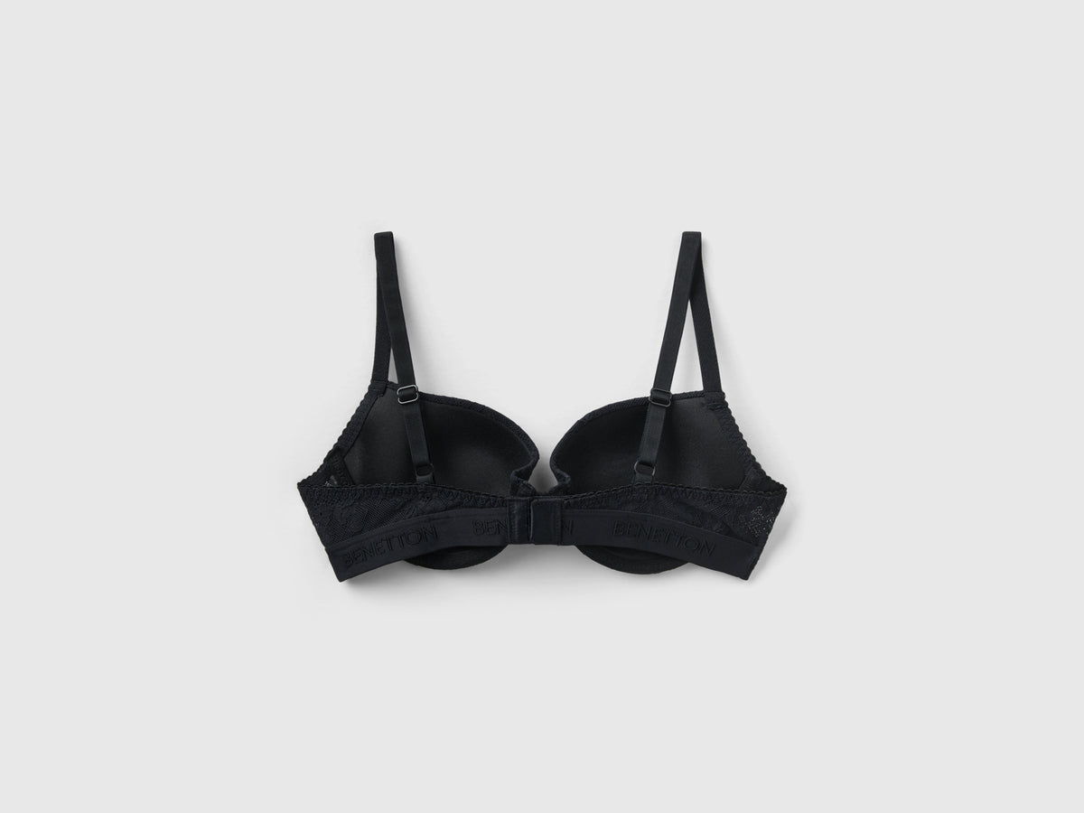 Reggiseno push up in pizzo stretch