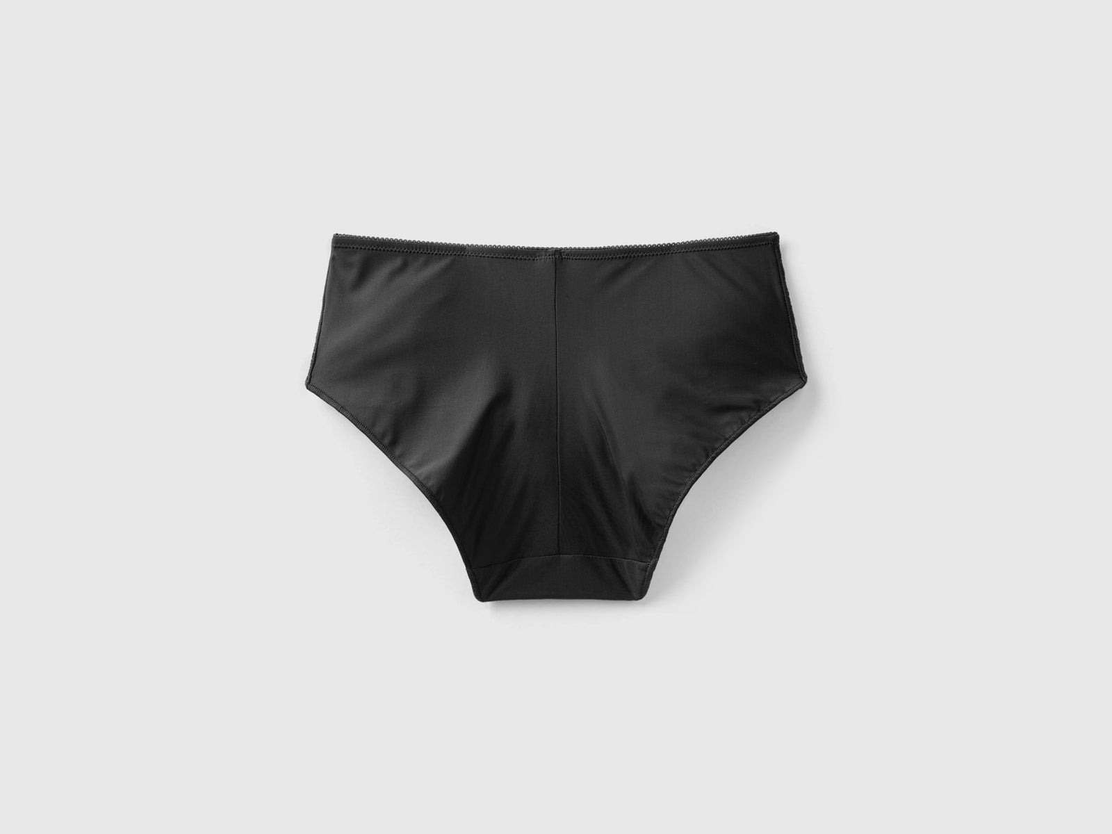 Culottes de encaje y microfibra da donna nero 2 | Benetton Outlet