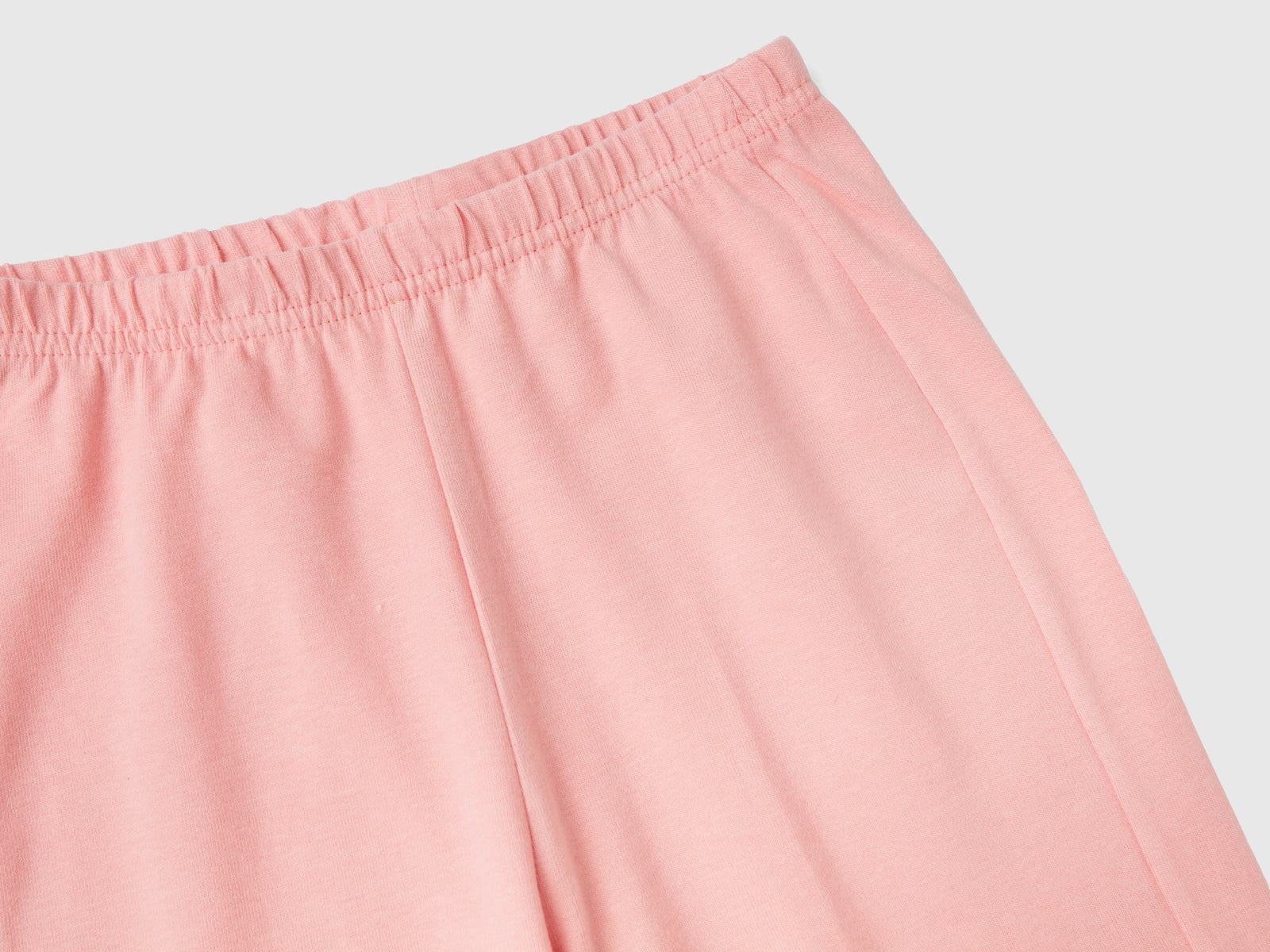 Pigiama lungo in caldo jersey da bambino rosa 2 | Benetton Outlet